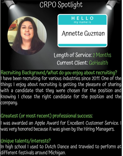 Cornerstone RPO - Get to know the #CRPO team. Say HELLO to...