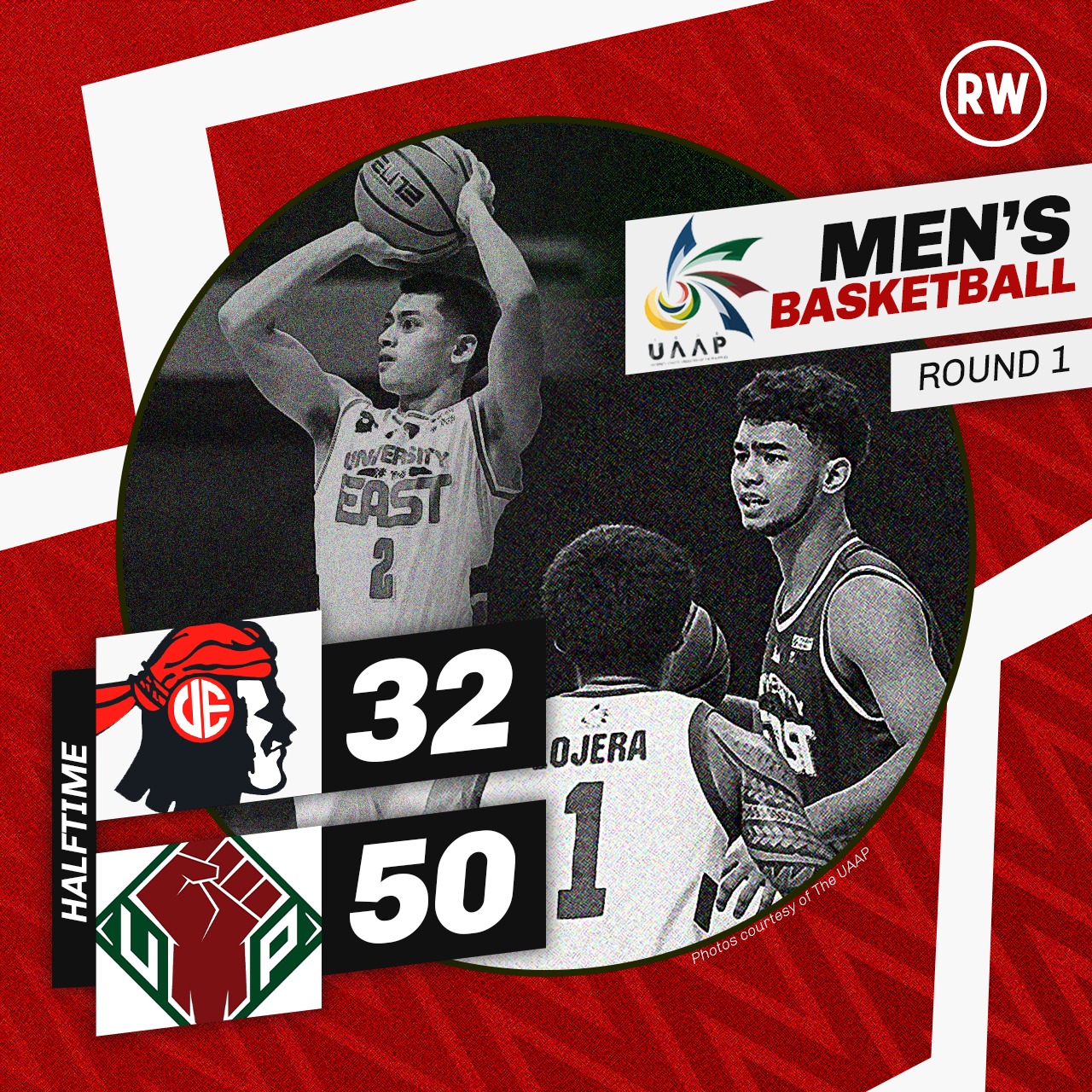 RedWire - END OF FIRST HALF. The UE Red Warriors down by 18 points ...