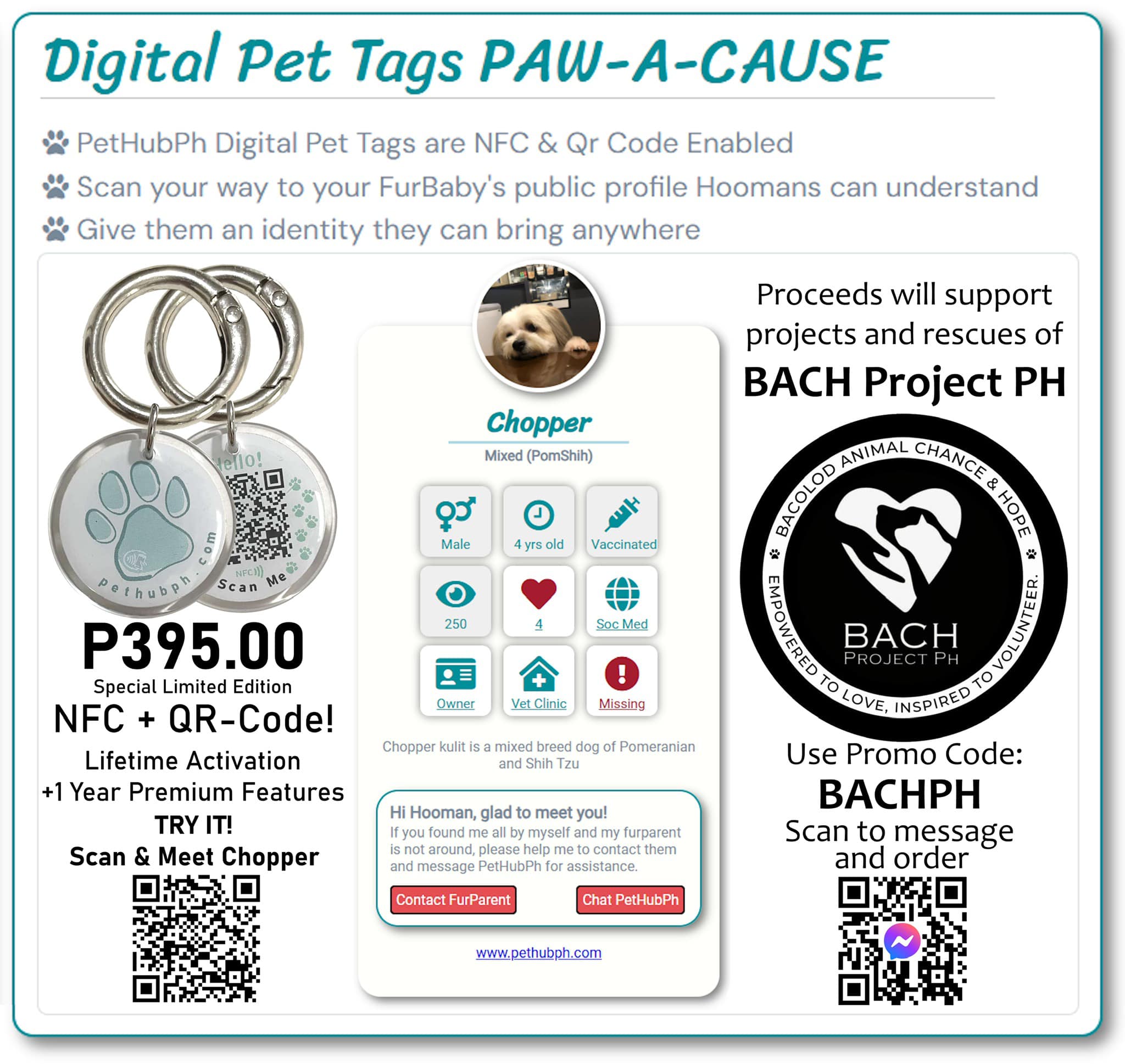 BACH - ‼️Introducing the Future of Pet Care: QR Code Digital Pet ID ...