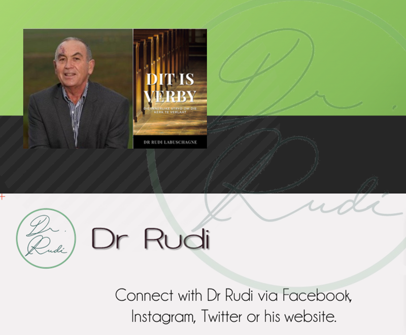 Maak kontak met Dr Rudi op verskeie... - Dr Rudi Labuschagne