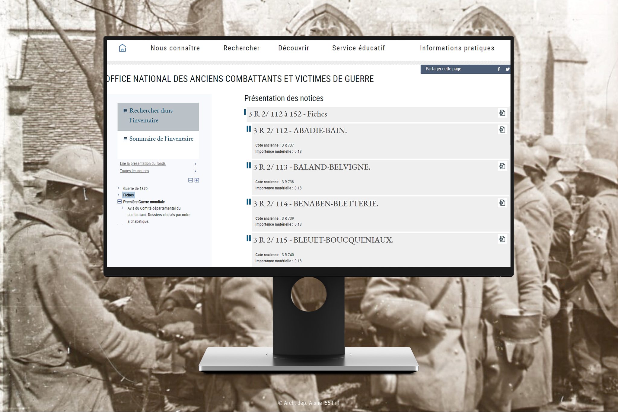 Archives Departementales De L Aisnes En Ligne