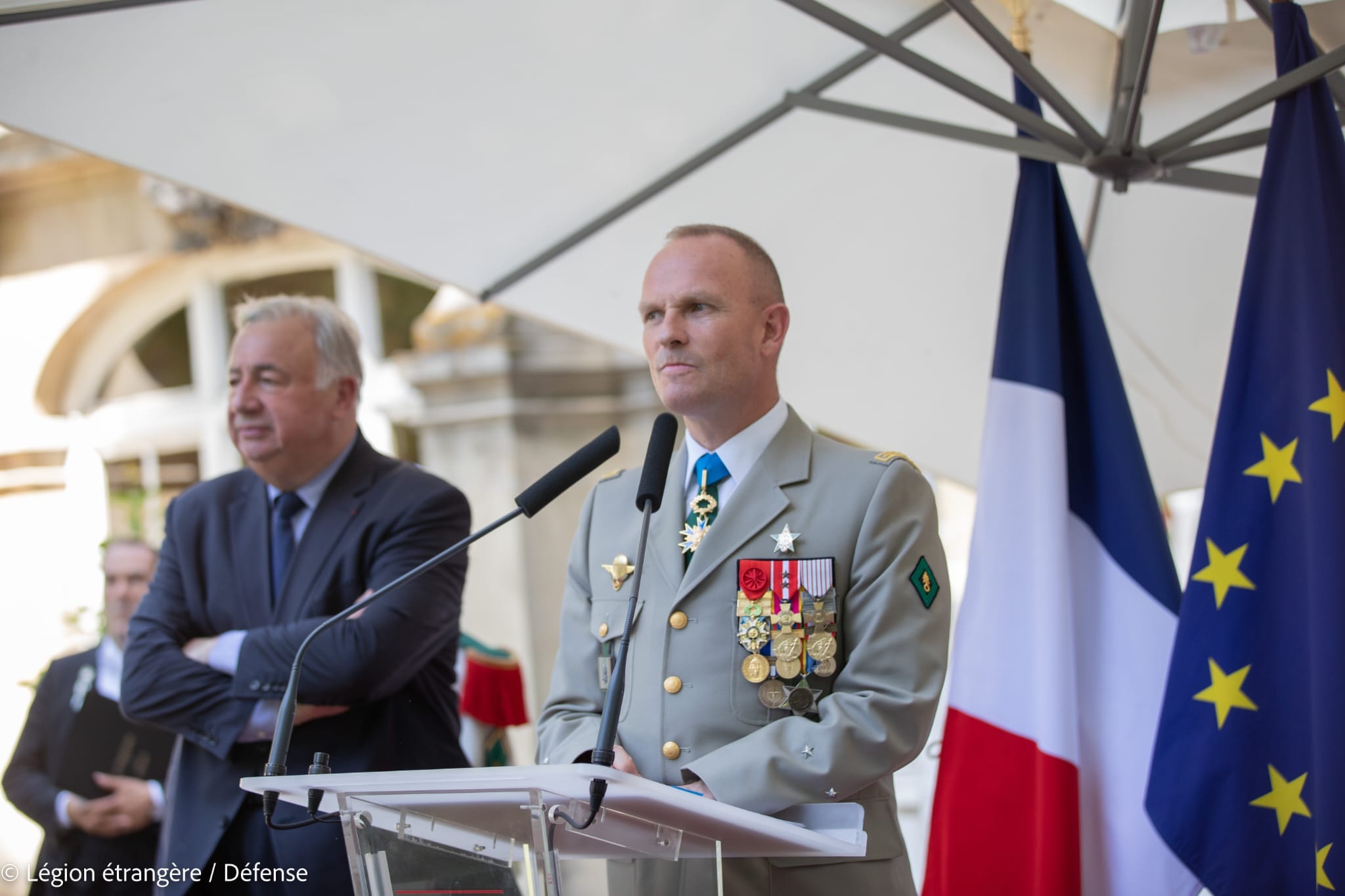 C'est une tradition, la prise d’armes... - Légion étrangère