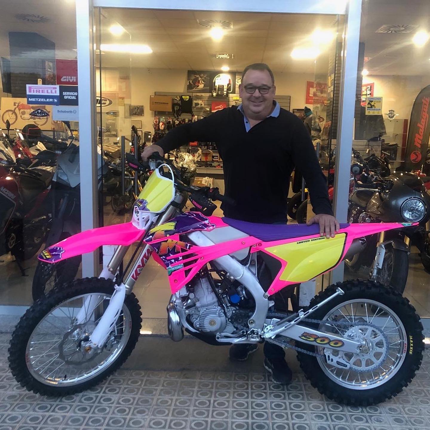 TM 300 FI ES 2T 2023 Pink Limited Edition #tm #tmspain #tm300fi