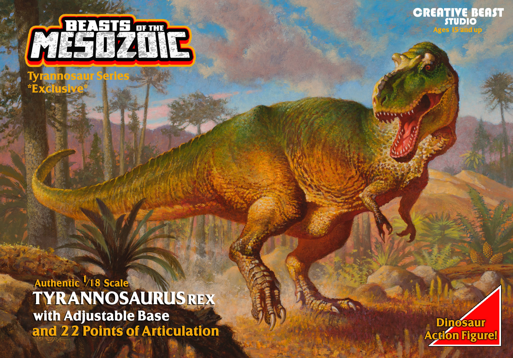 Beasts of the Mesozoic Tyrannosaur series paint samples revealed