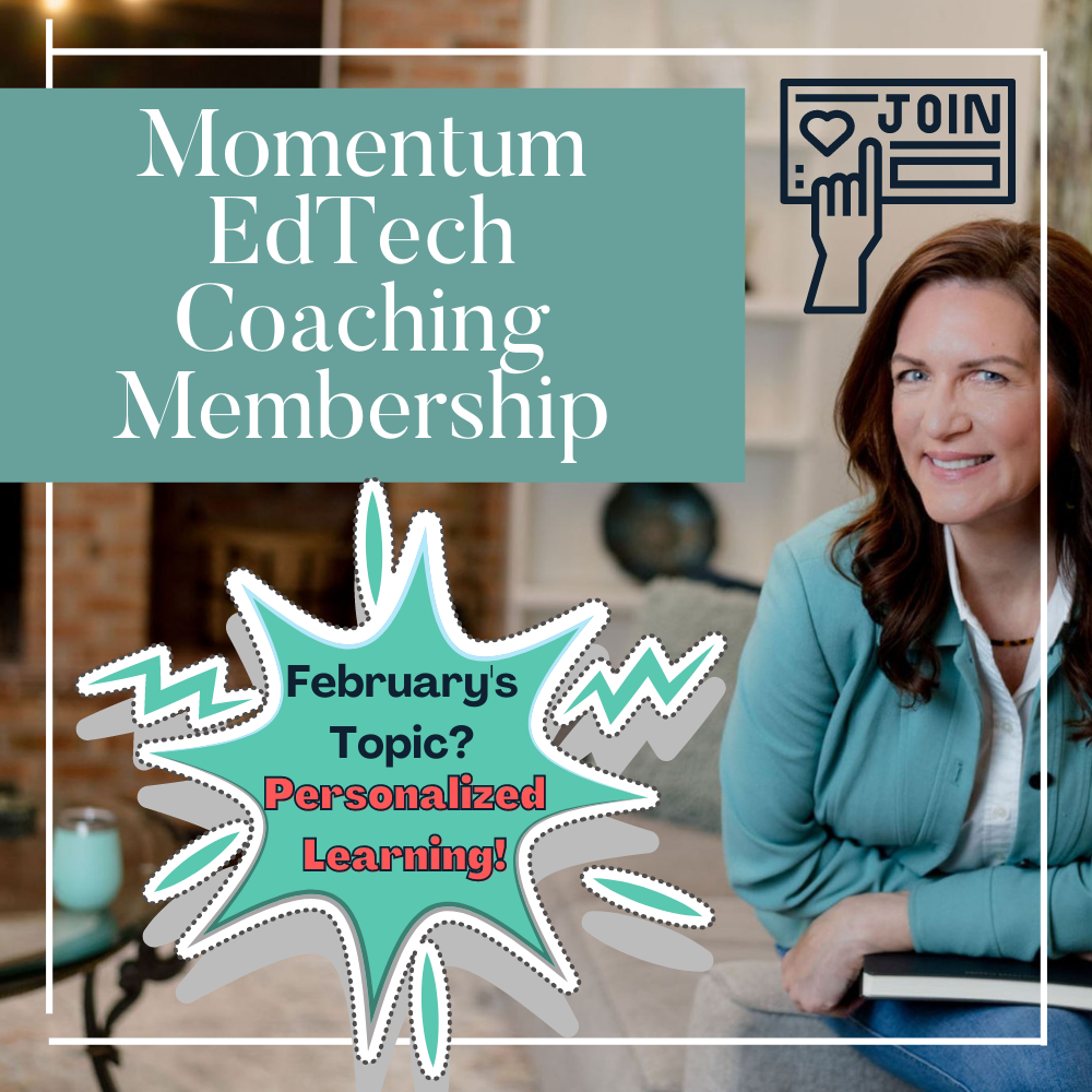 What is this month's EdTech topic in my EdTech Coaching membership ...