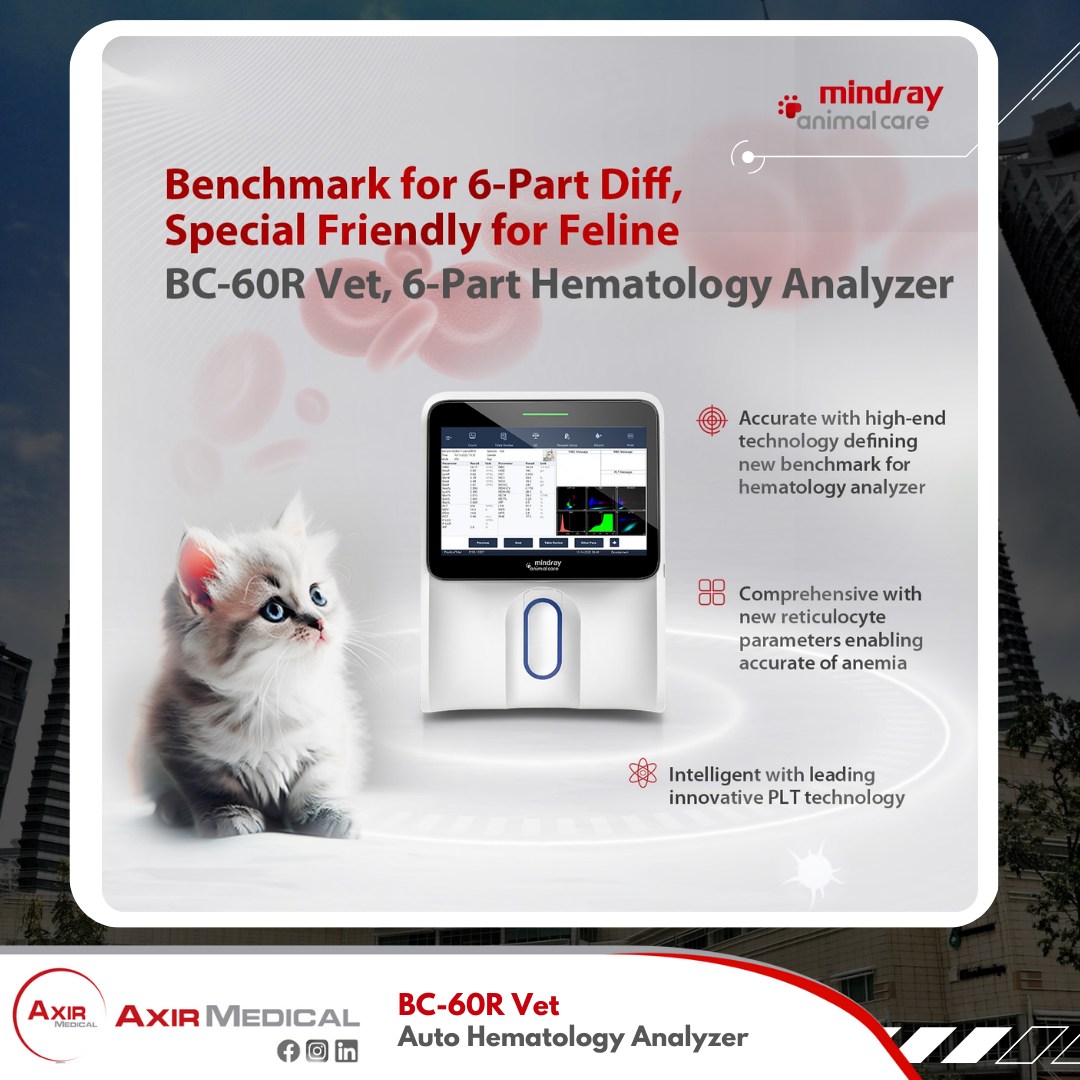 Axir Medical - 🐶🐱 #BC60RVet Auto #HemotologyAnalyzer is a... | Facebook
