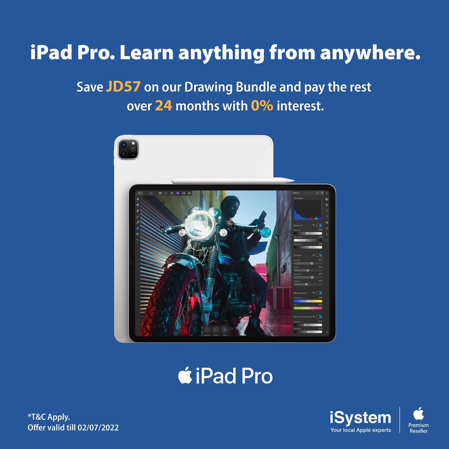 iSystem - Save JD57 when you buy our iPad Pro with Apple...