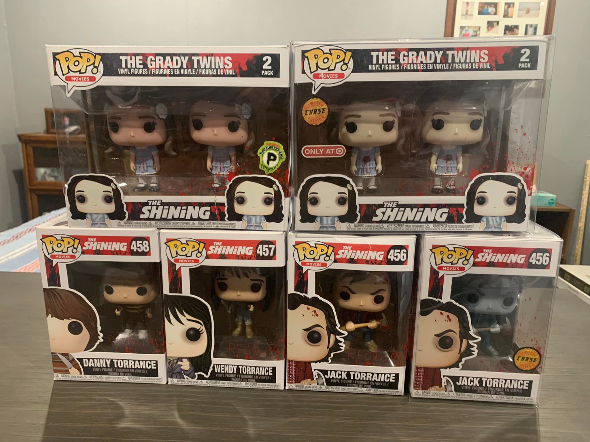 Completed The Shining Funko Pop set with key characters