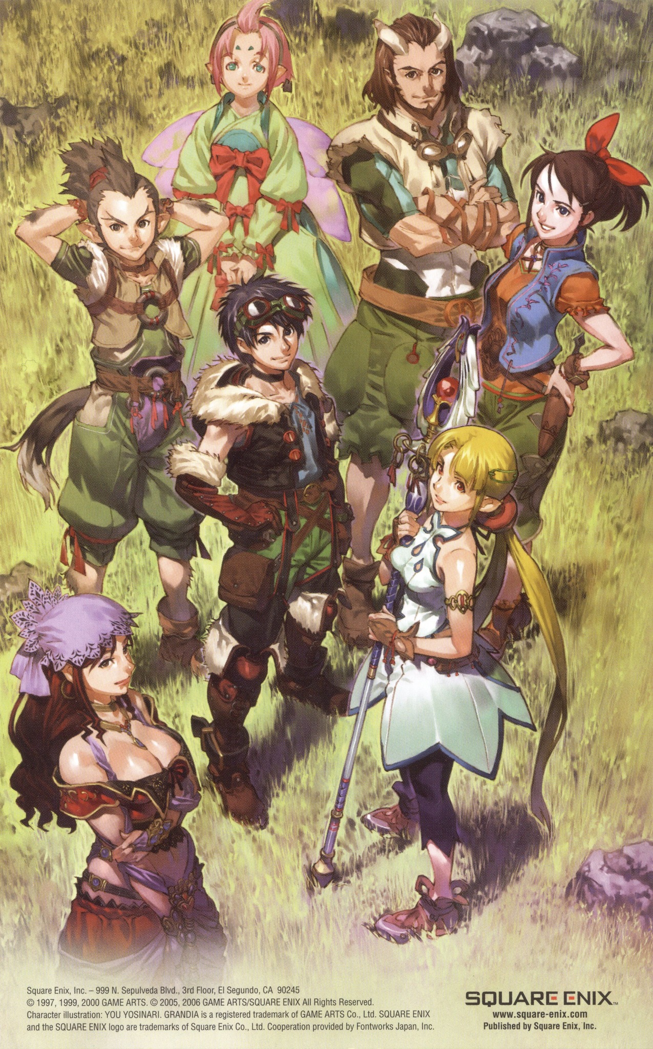 Grandia III — Promotional Artwork』