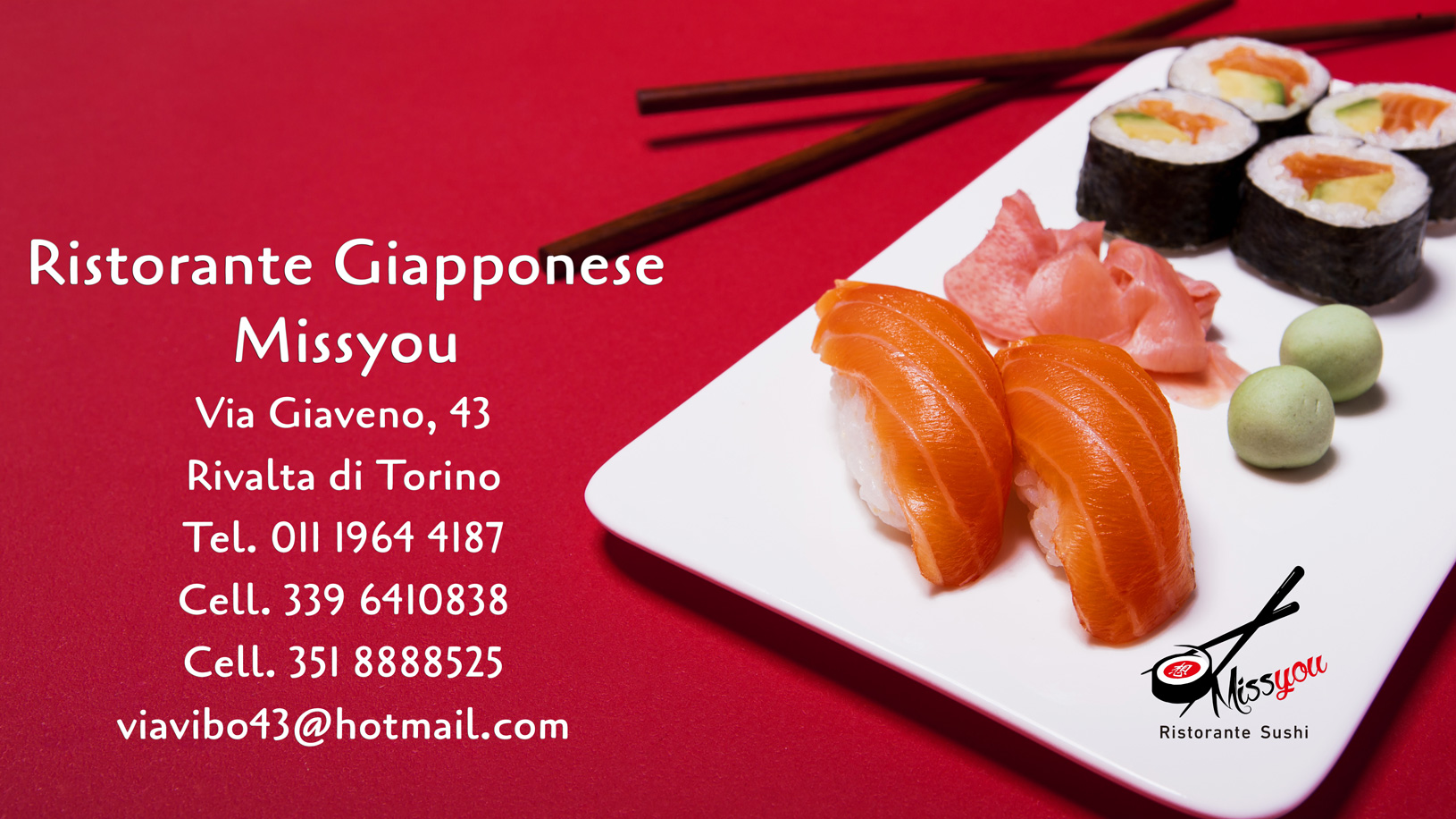 Ristorante Giapponese Rivalta - Missyou | Rivalta di Torino