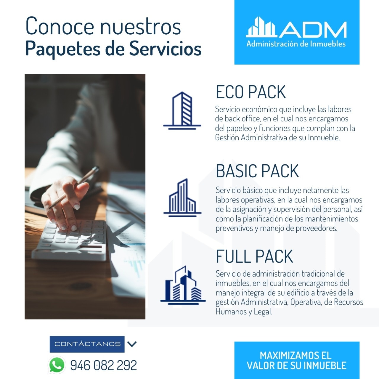 Nos adaptamos a tus... - Adm - Administración de Inmuebles