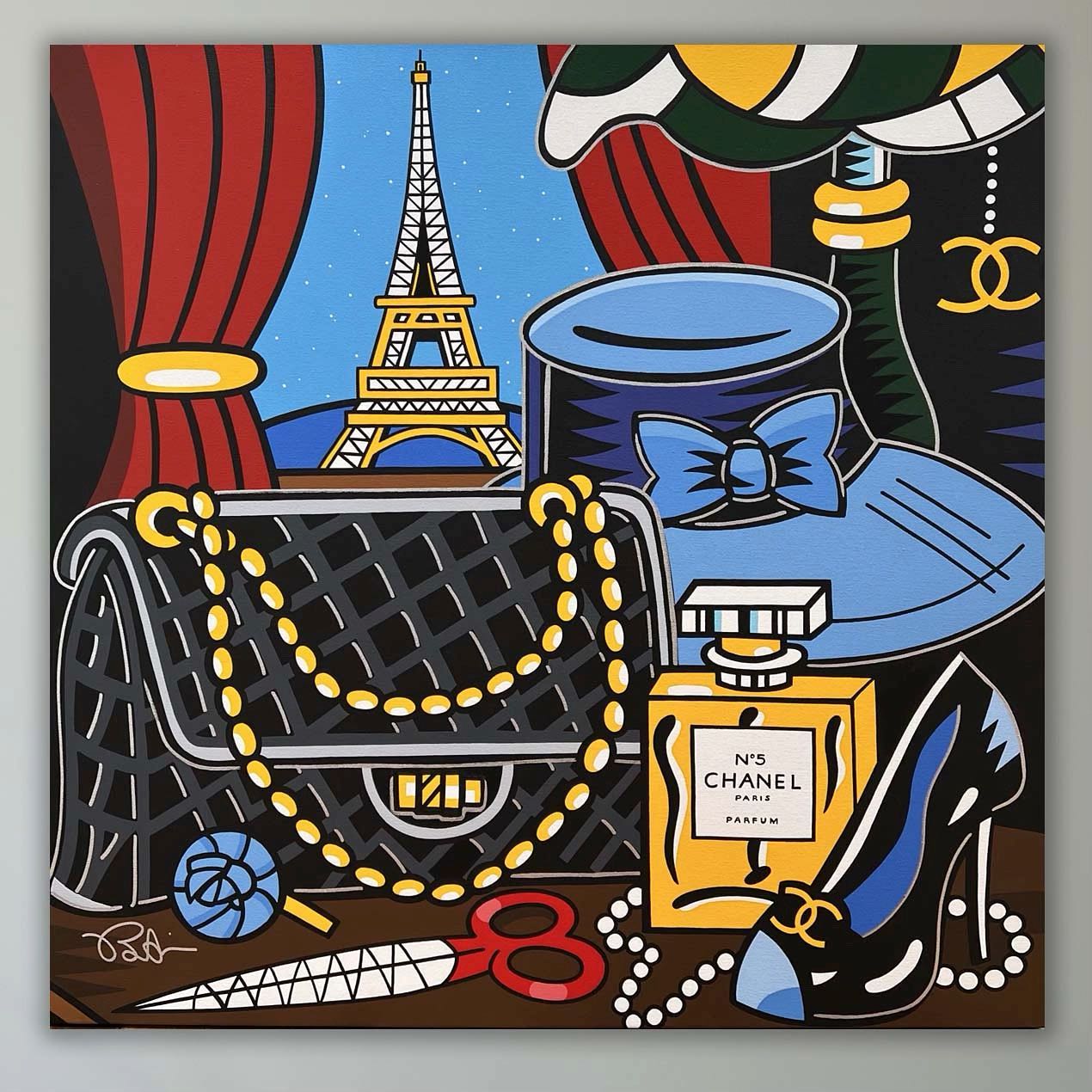 Authentic Signed Oliver Gal canvas print and Fairchild Paris pop