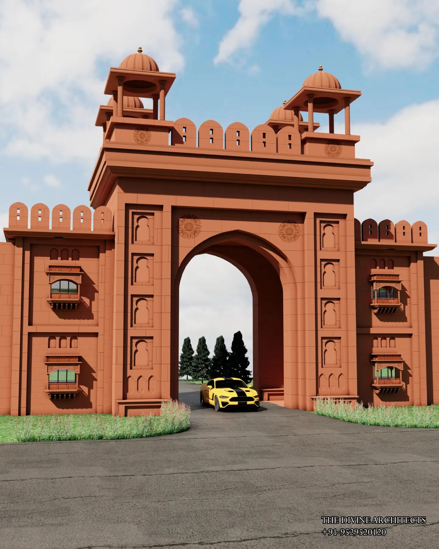 NEW ENTRANCE GATE OF JAAT... - The Divine architects | Facebook