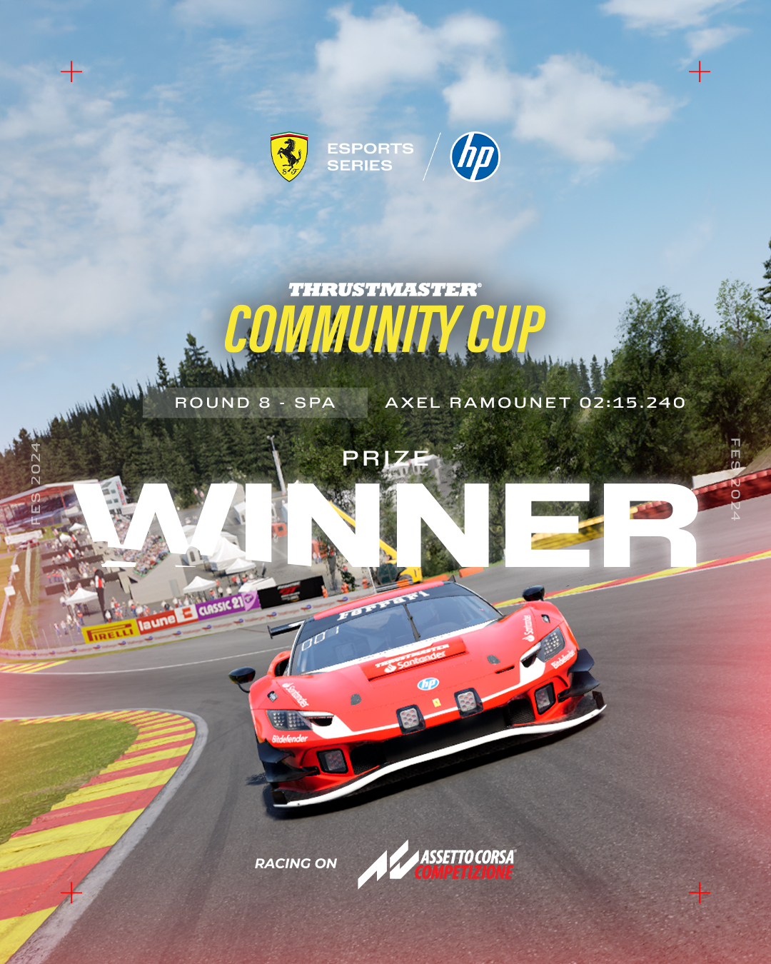 Ferrari Esports - Congratulations to, Axel Ramounet, our... | Facebook