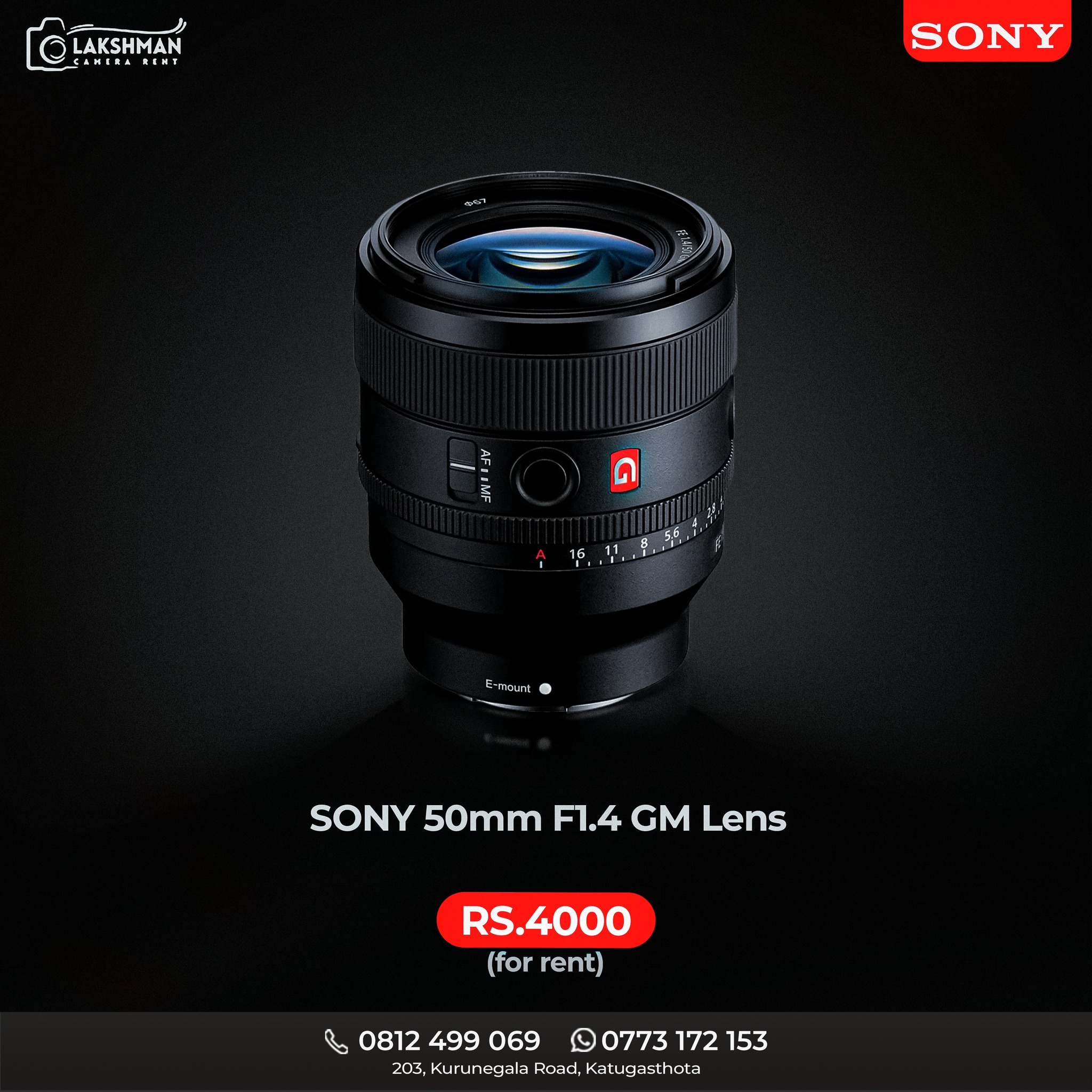 Lakshman Camera Rent | Katugastota
