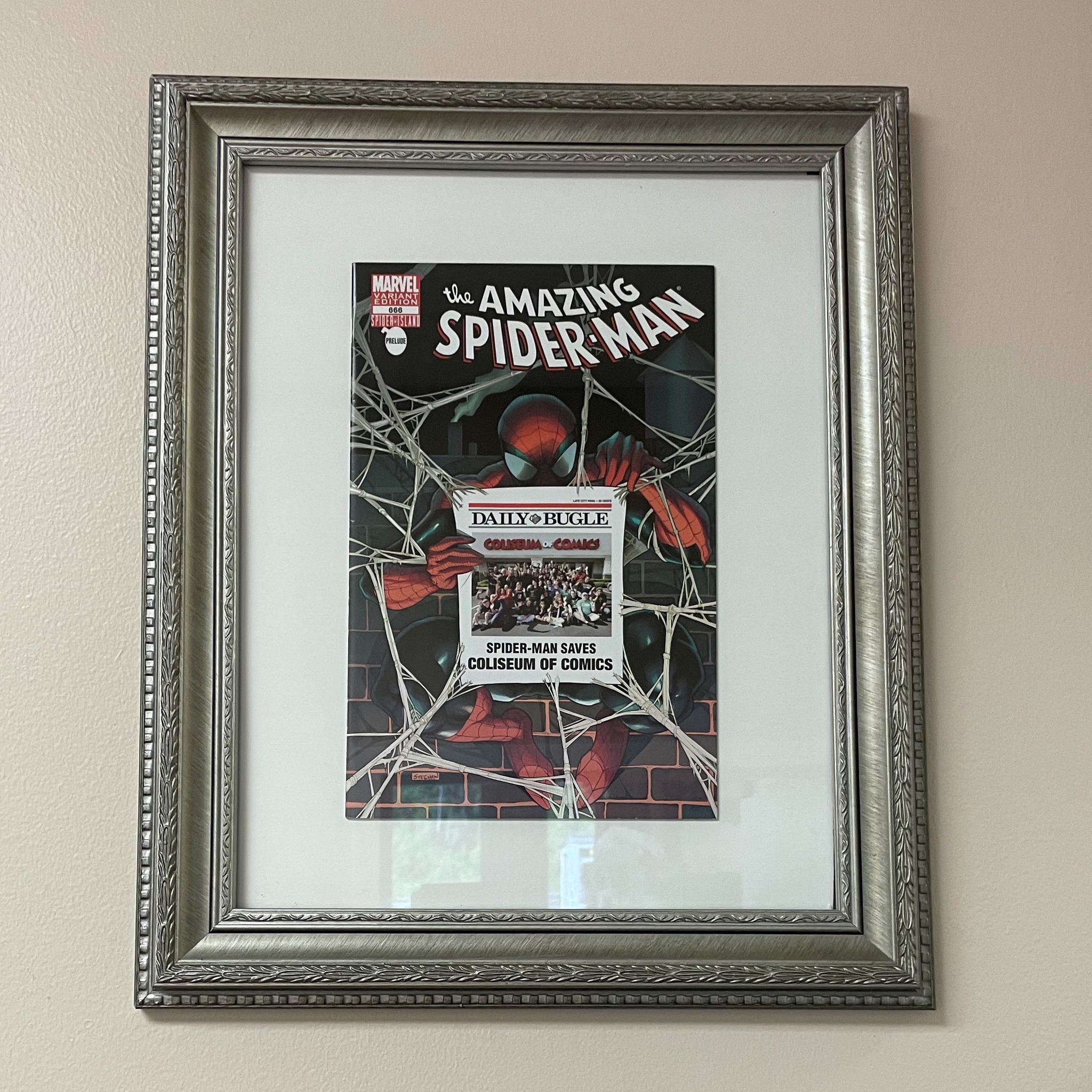 In 2011, Amazing Spider-Man #666 offered a retailer variant that 