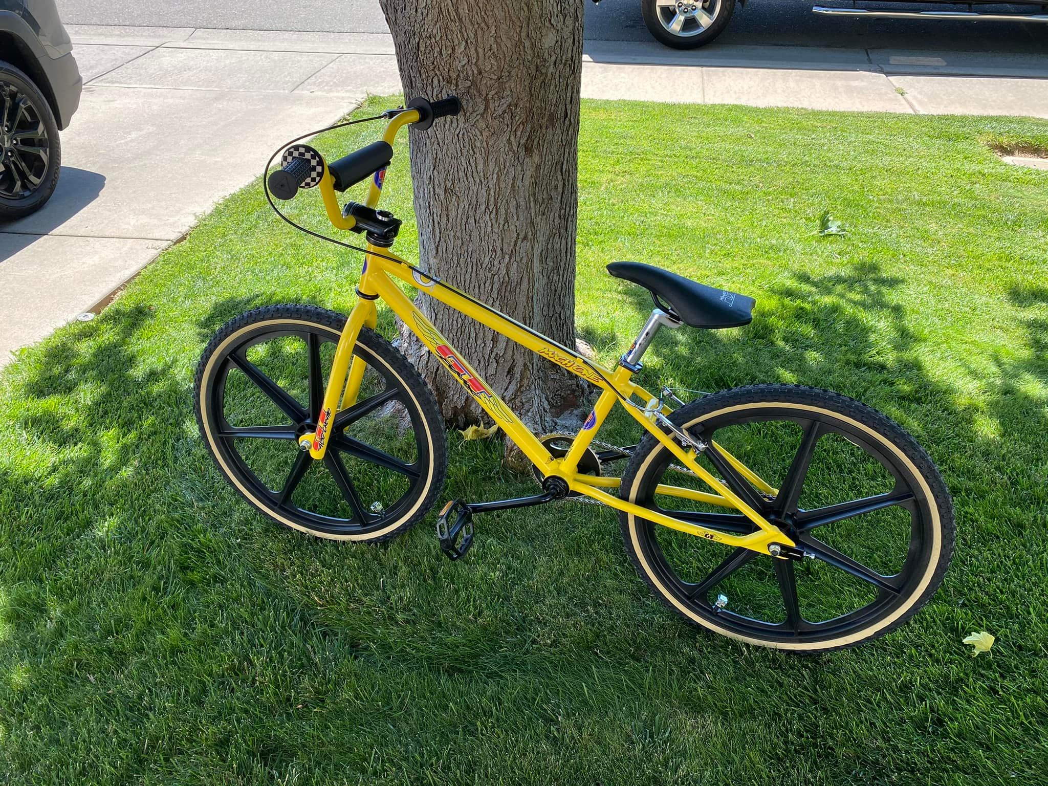 Restored 1990s 24-inch GT BMX bike
