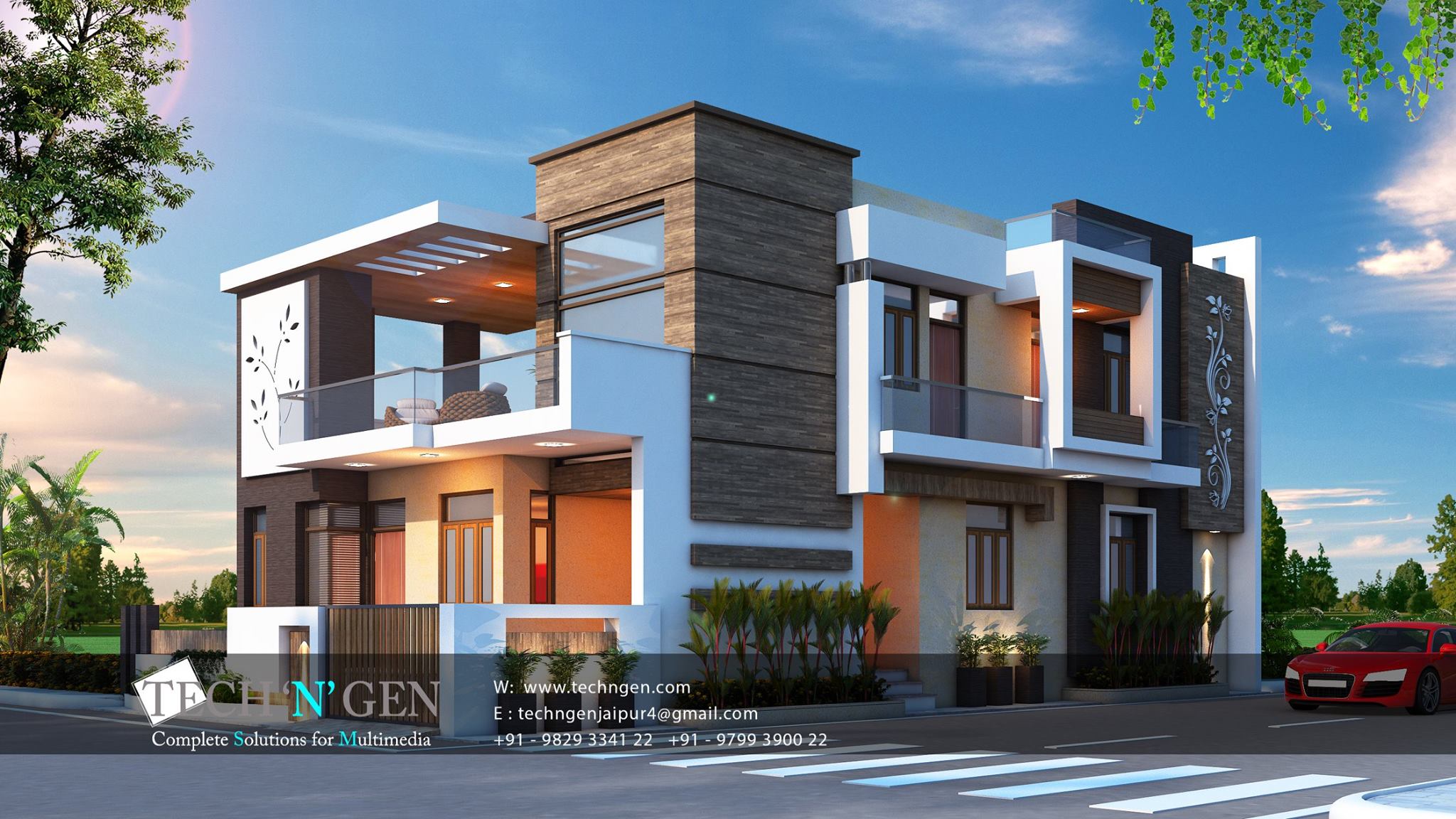 Ch3dviz - the most prestigious and luxurious high rise 3D...