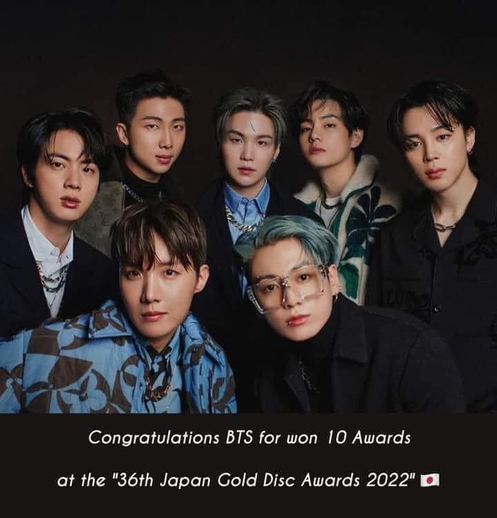 K-POP・アジア BTS The 10th Album 🏆 Congratulations @BTS_twt for won 10 Awards at the 