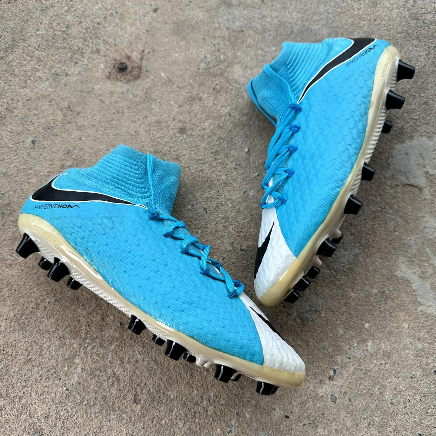 NIKE HYPERVENOM PHATAL III DF AG-PRO #corner2hand #สตั๊ดแท้มือสอง 