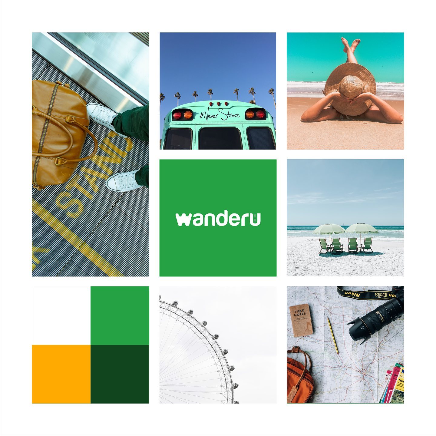 Peakxels Creative - Visual identity for Wanderu. Designed by Peakxels ...