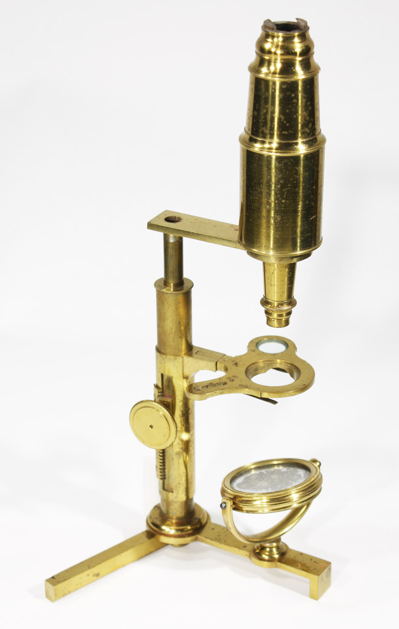 ca. 1770 compound microscope by... - History of Microscopy