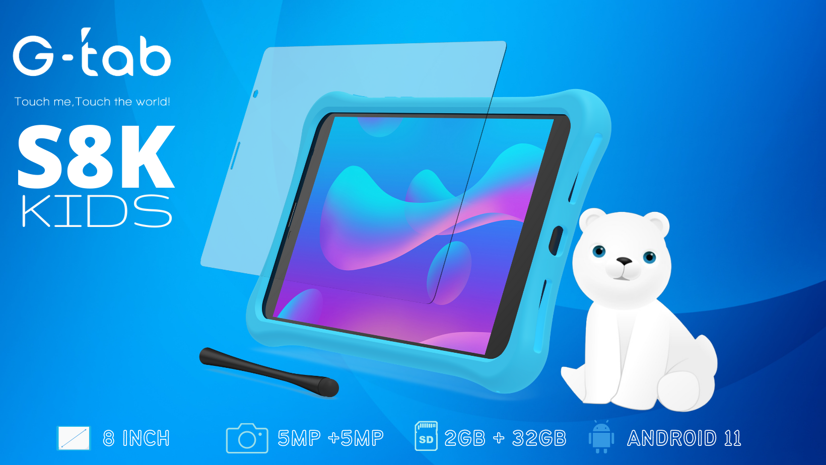 G-Tab - G-Tab S8K Kids is here! 8 inch kids tablet with... | Facebook