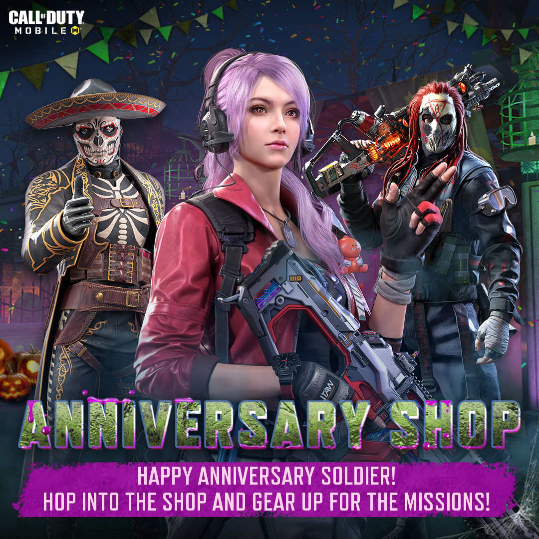 🥳 THE ANNIVERSARY SHOP IS... - Garena Call of Duty Mobile | Facebook
