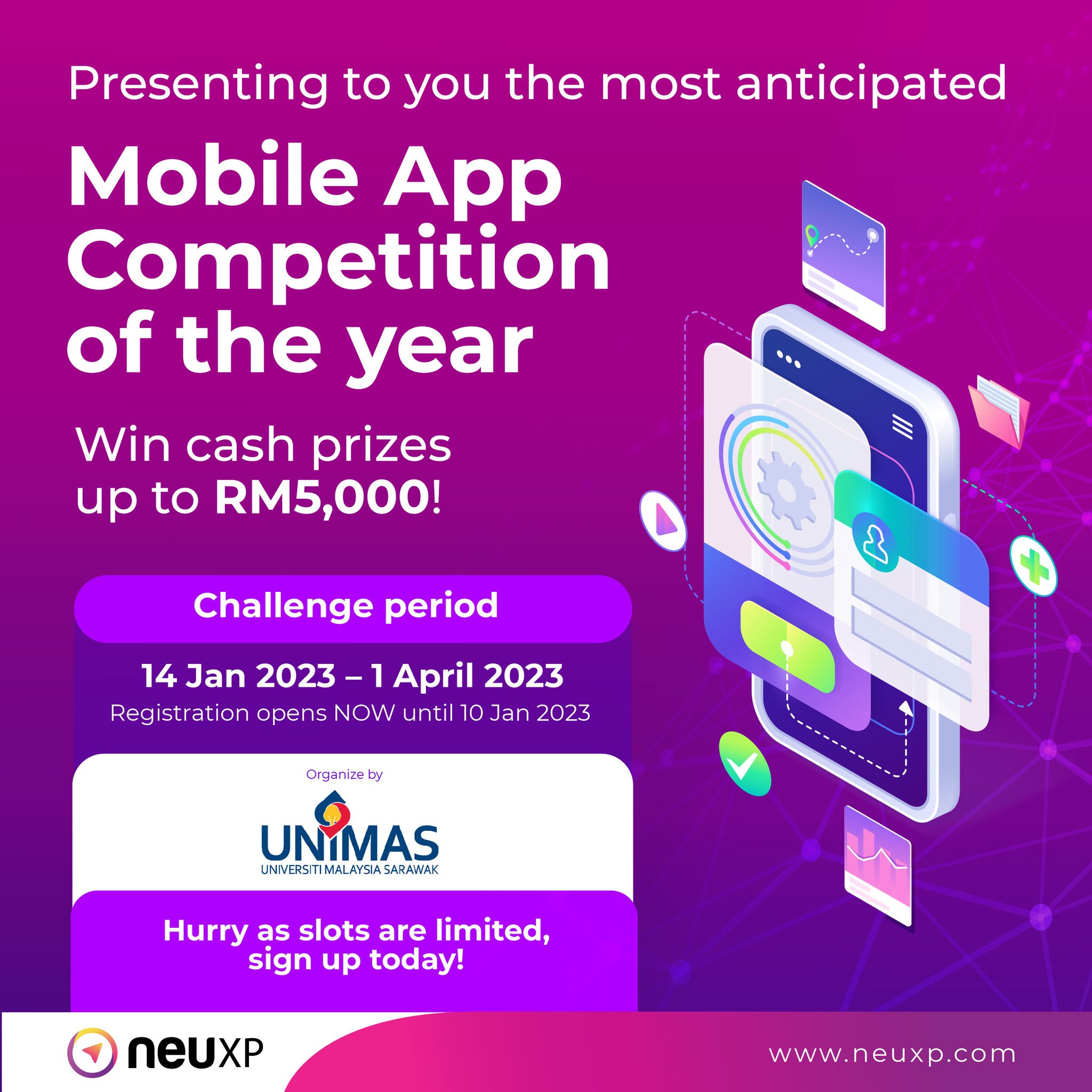 NeuXP - The Mobile App Competition of the year is here!...
