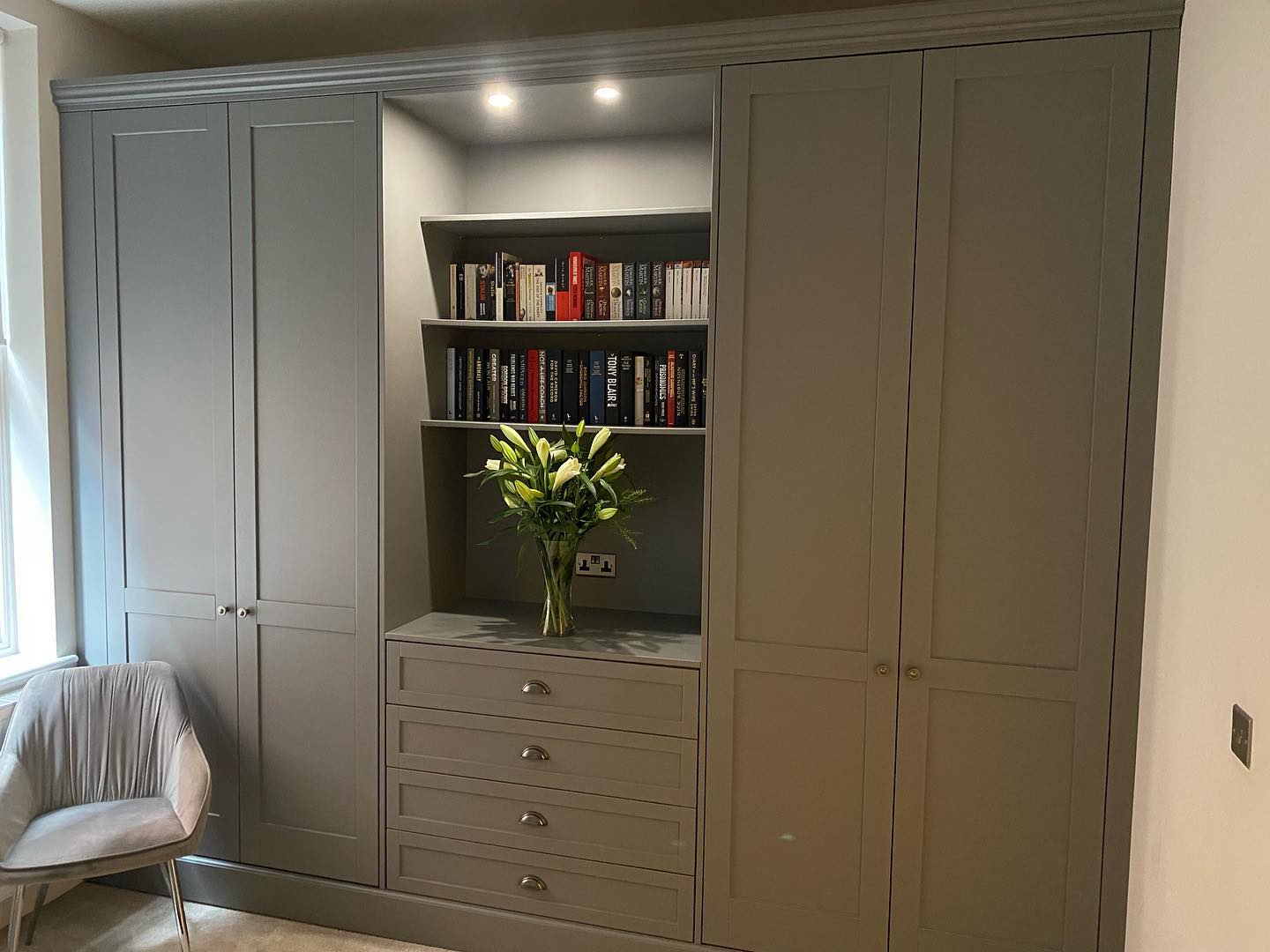 Recently completed wardrobe with... - Maple Bespoke Interiors