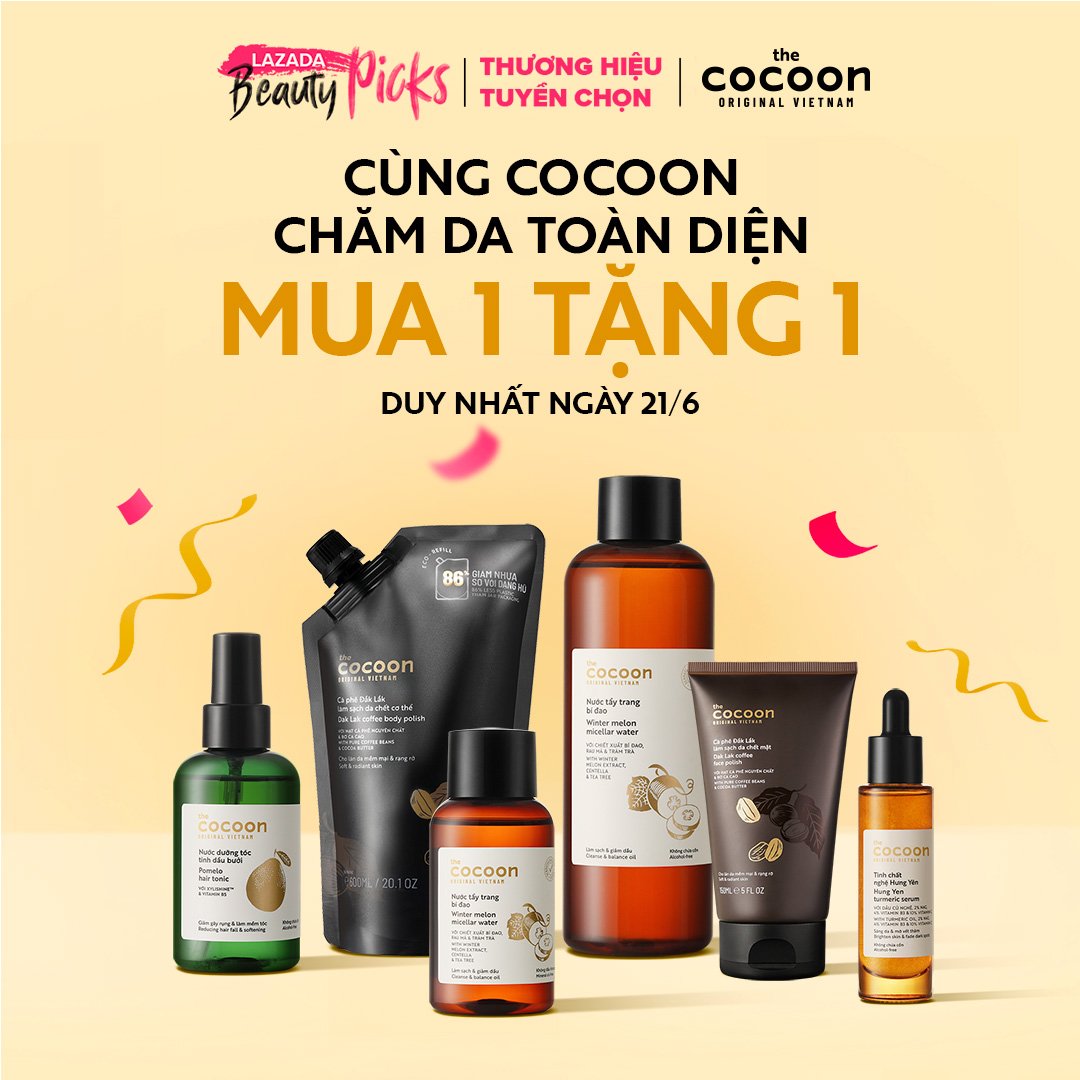 Cocoon Vietnam - 🎉 COCOON – TOP 5 THƯƠNG HIỆU TUYỂN CHỌN... | Facebook