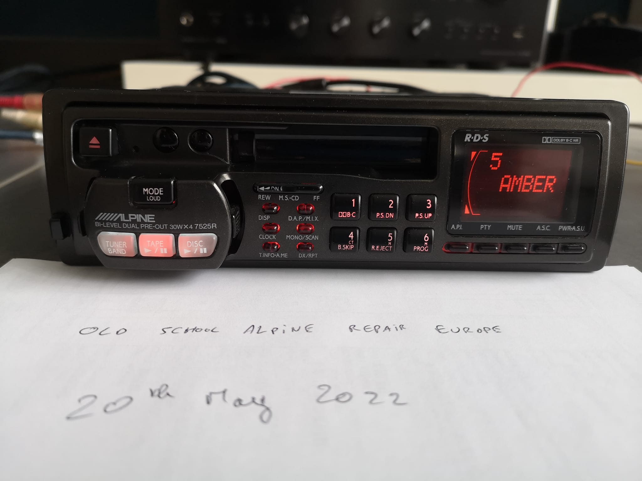 Alpine TDA 7536J car stereo for sale