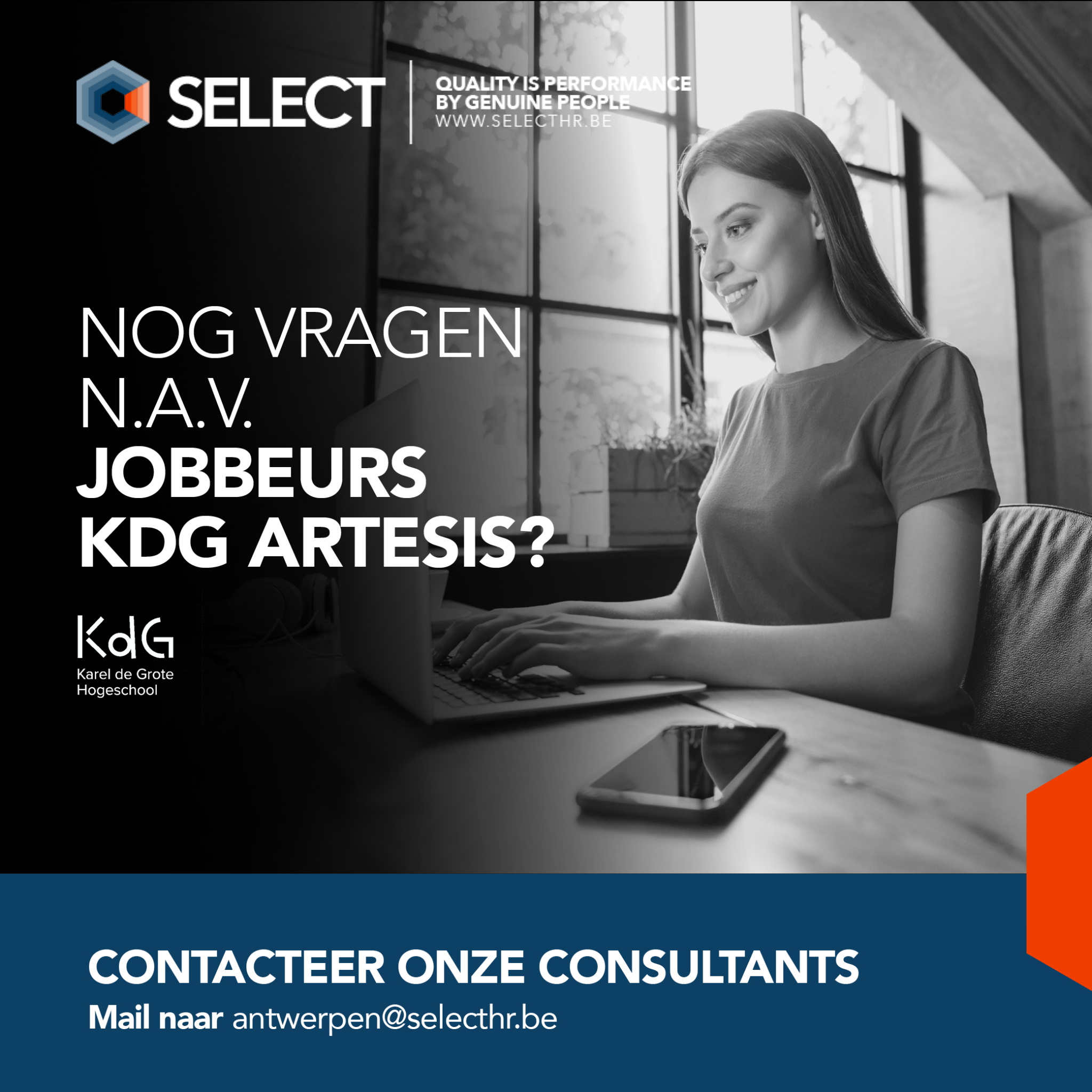 Select - Heb je ons eerder deze week gemist op de jobbeurs van KDG ? 🚀 ...