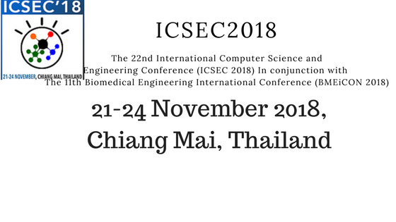 International Computer Science and Engineering Conference | Chiang Mai