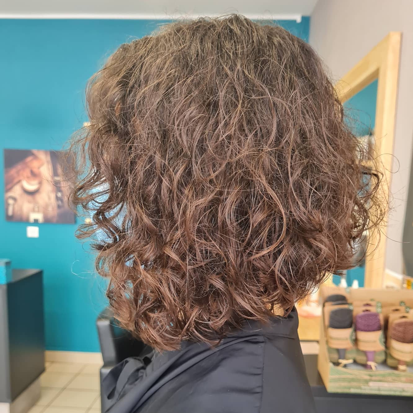 Carré Plongeant Long Cheveux Bouclés