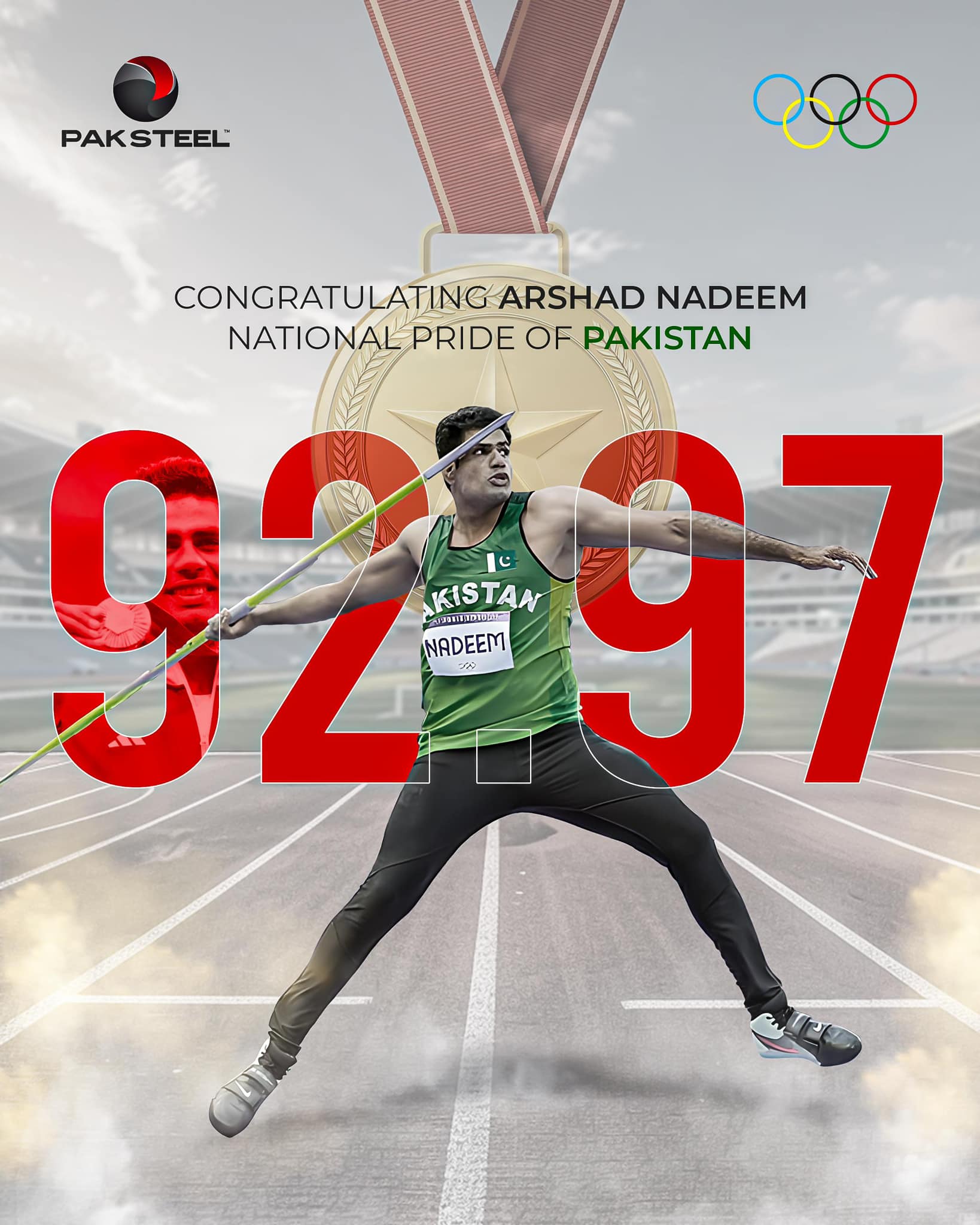 Pak Steel - Congratulations to Arshad Nadeem on his...