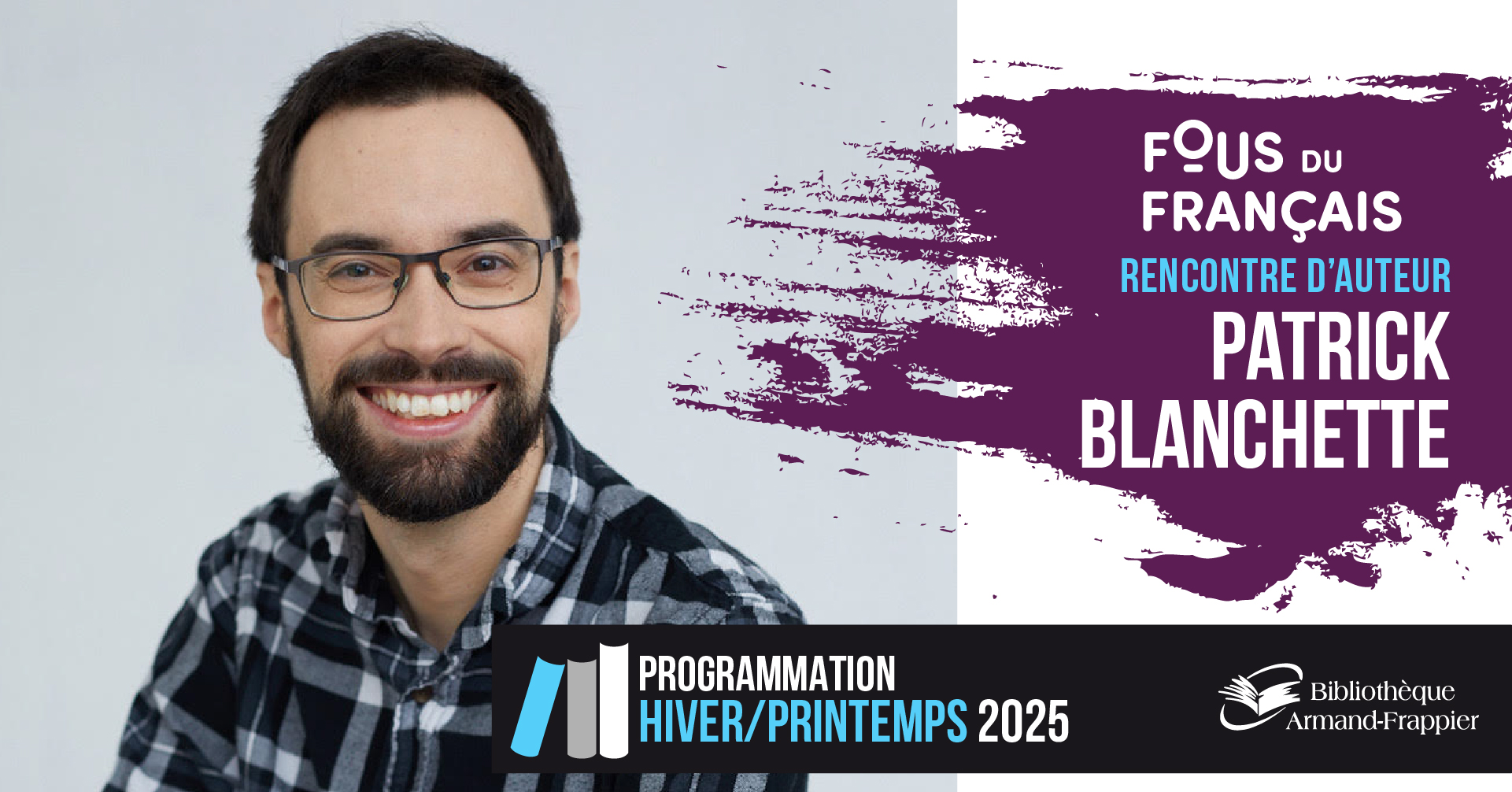 Rencontre d'auteur | Patrick Blanchette