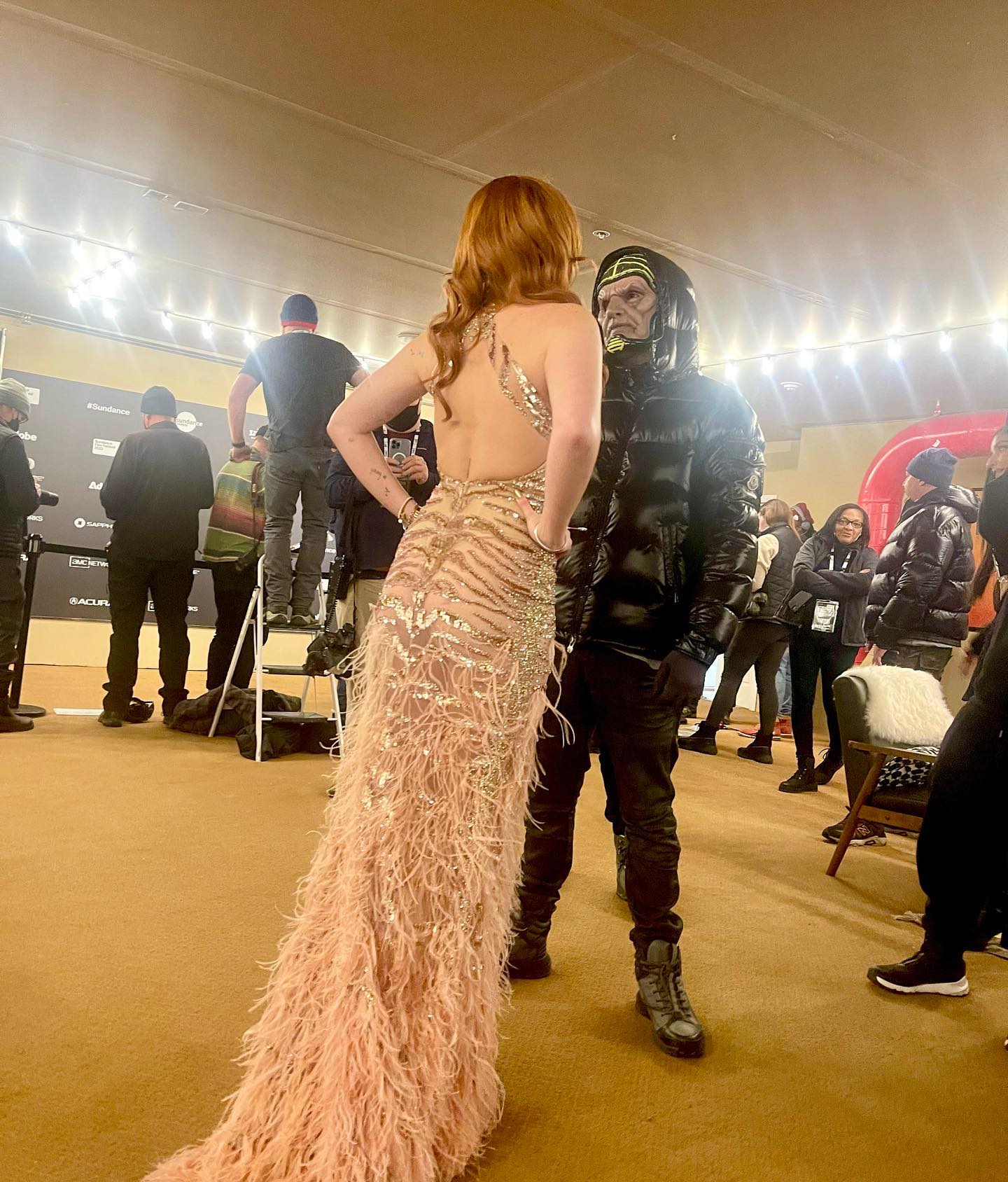 bella thorne gold dress SUNDANCE!!! I am so proud of you @bellathorne , you continue to grow and impress in your craft. What an incredible experience to see you premiere with an impressive cast and crew @ Navy Dresses