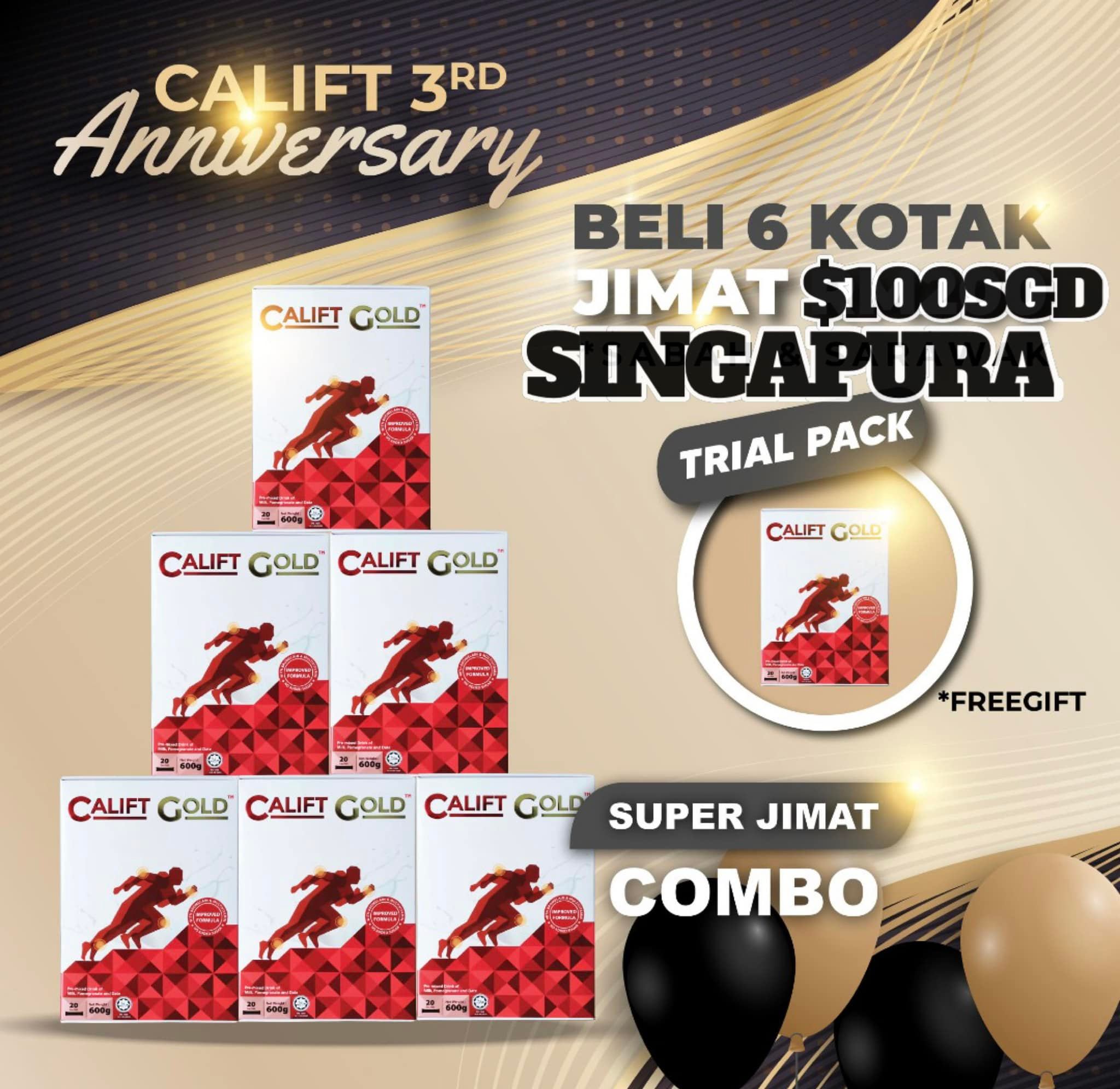 Calift - “Lutut & Sendi Umi dah tak berbunyi lepas minum Calift Gold ...