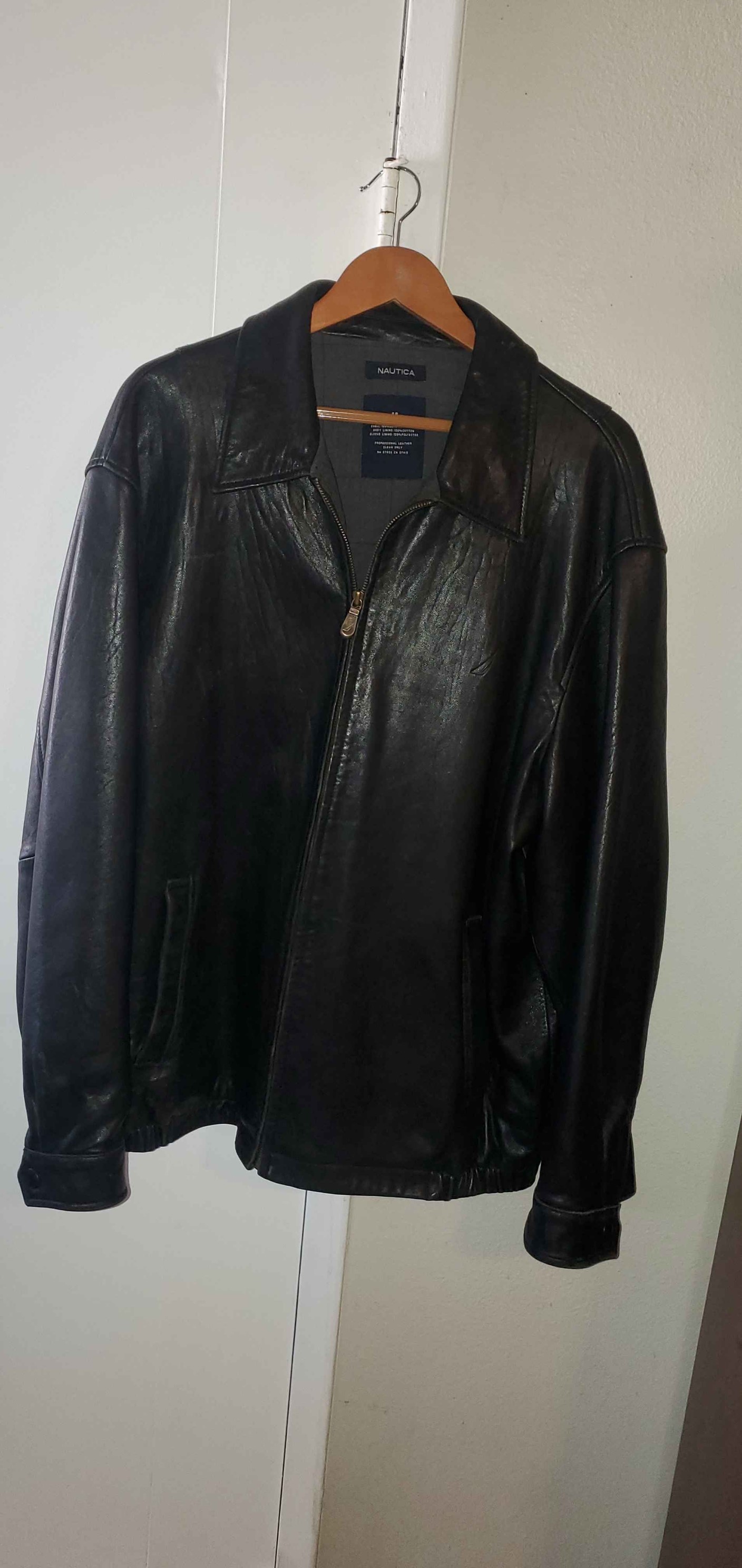XXL NAUTICA LAMB 100% LEATHER JACKET - Coats & Jackets - North Las 