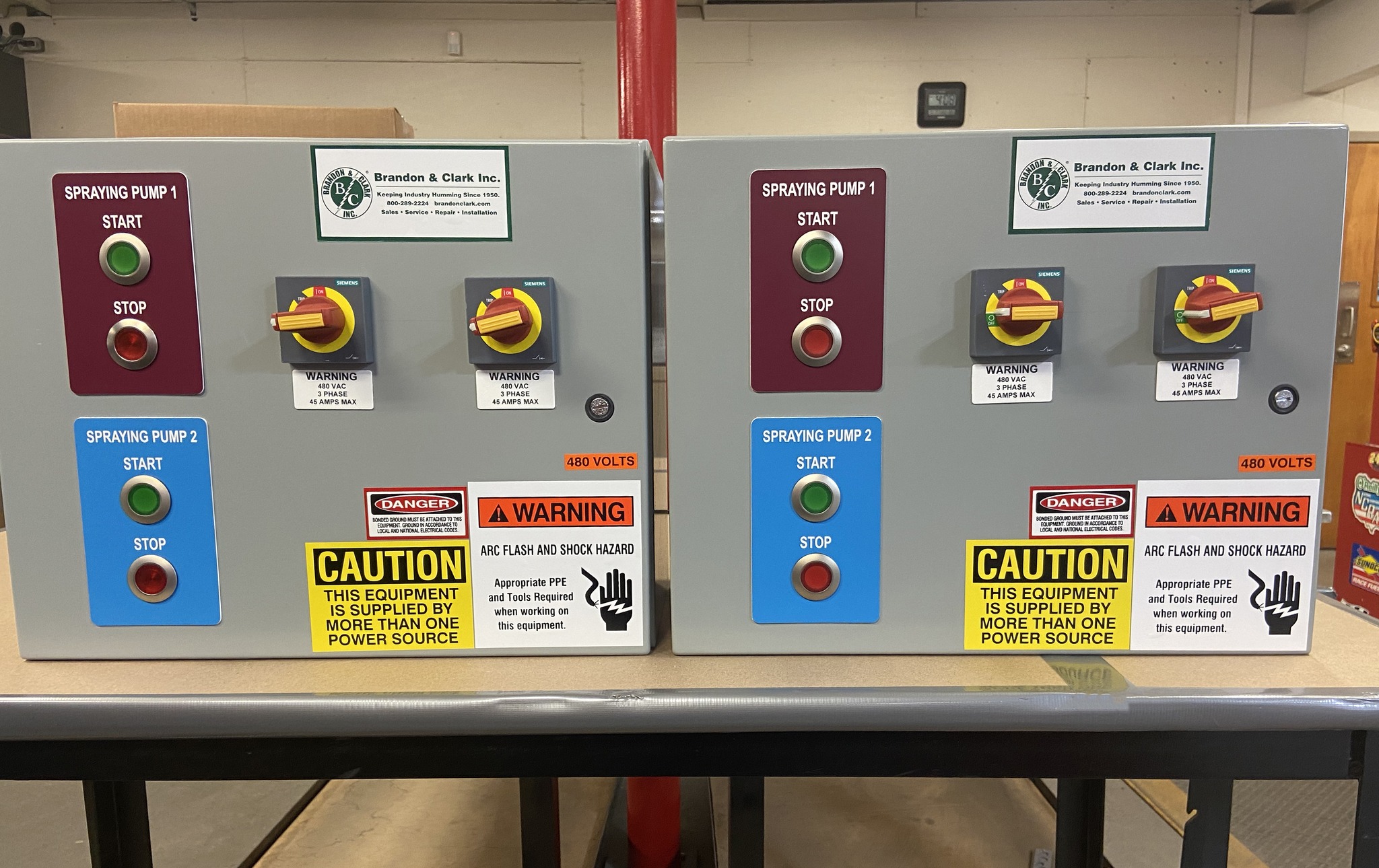 This control panel is a custom built... - Brandon and Clark