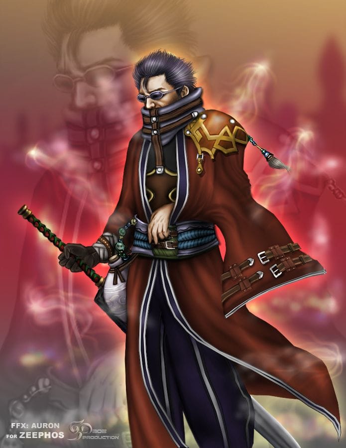 mtg auron final fantasy Magic The Gathering - Universes Beyond - exile target creature defending player controls with power less than Aurons power until Auron leaves the battlefield. Auron's Inspiration [Universes Beyond: Final