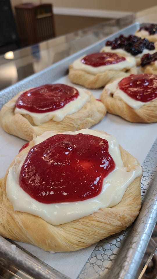 Cookie Factory Bakery and Cafe - Raspberry danishes today | Facebook