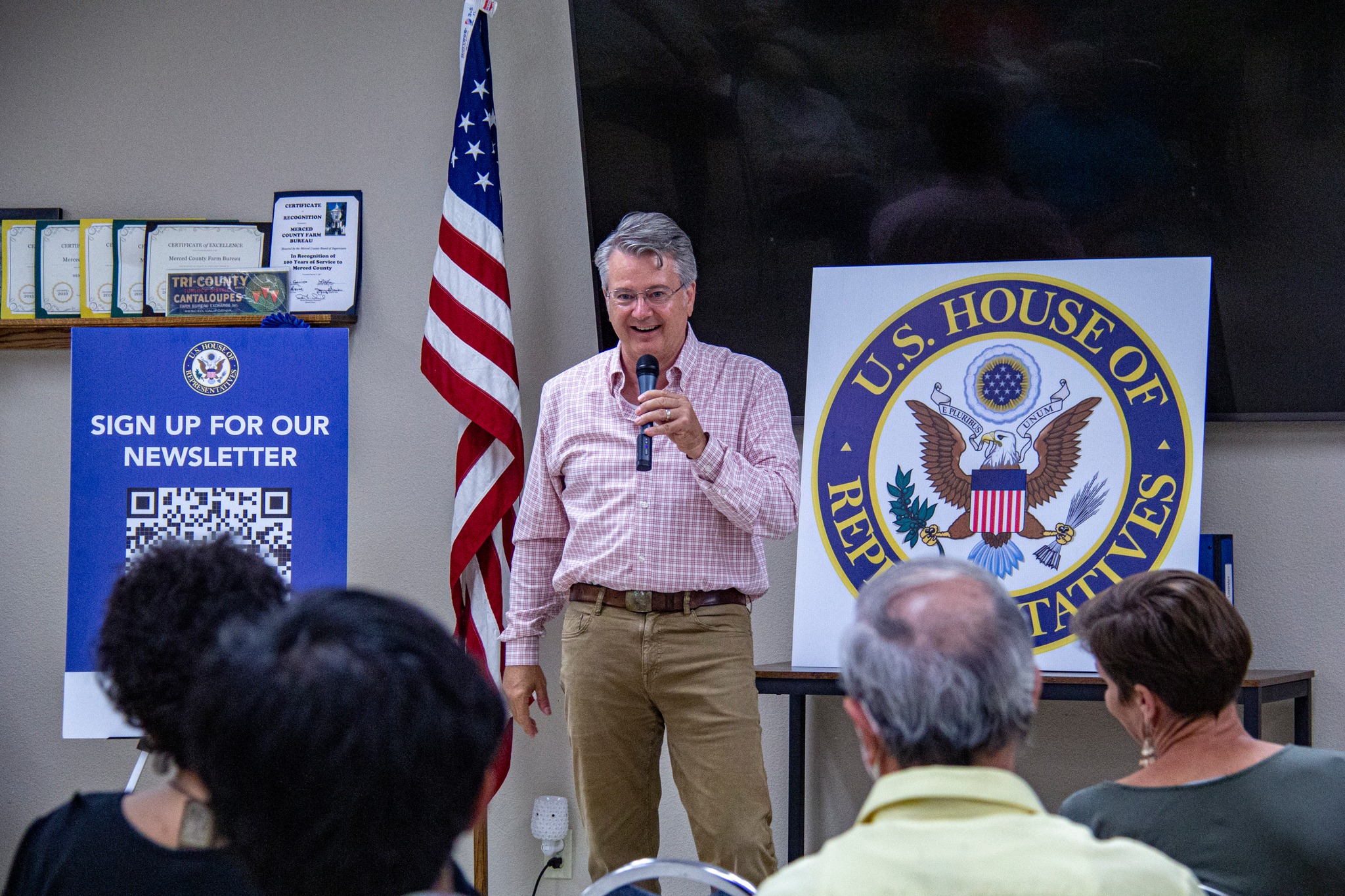 The issues we discussed at my... - Representative John Duarte