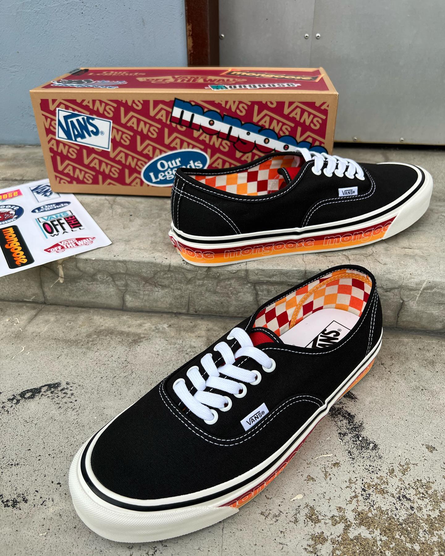 Brine（ブライン） - VANS Authentic 44Dx Our Legends Mongoose Black 