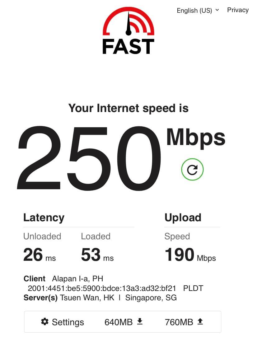 NoypiGeeks - We finally got the free PLDT Fibr speed...