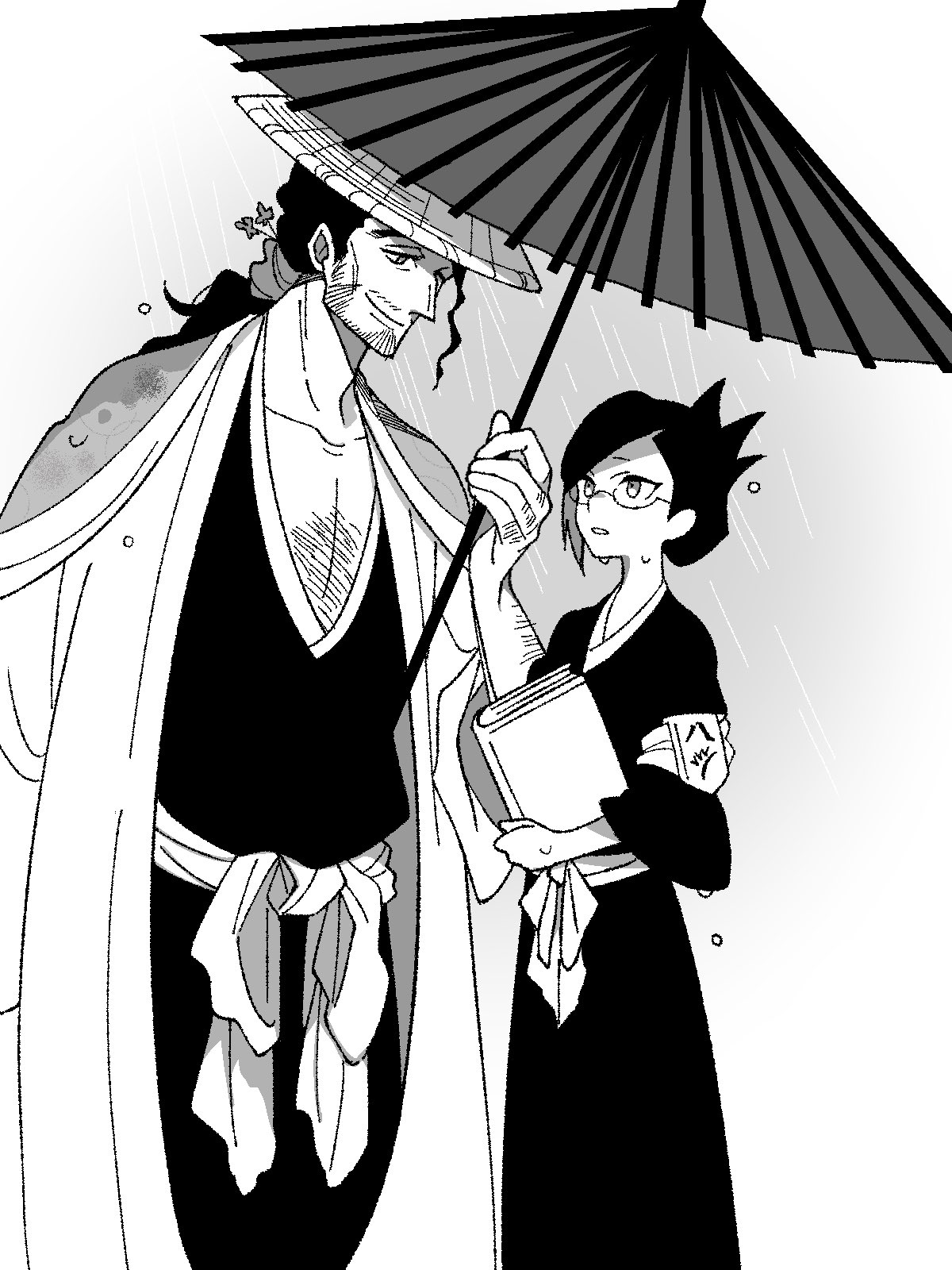 Shunsui Kyoraku & Nanao Ise by... Bleach Animated World Facebook