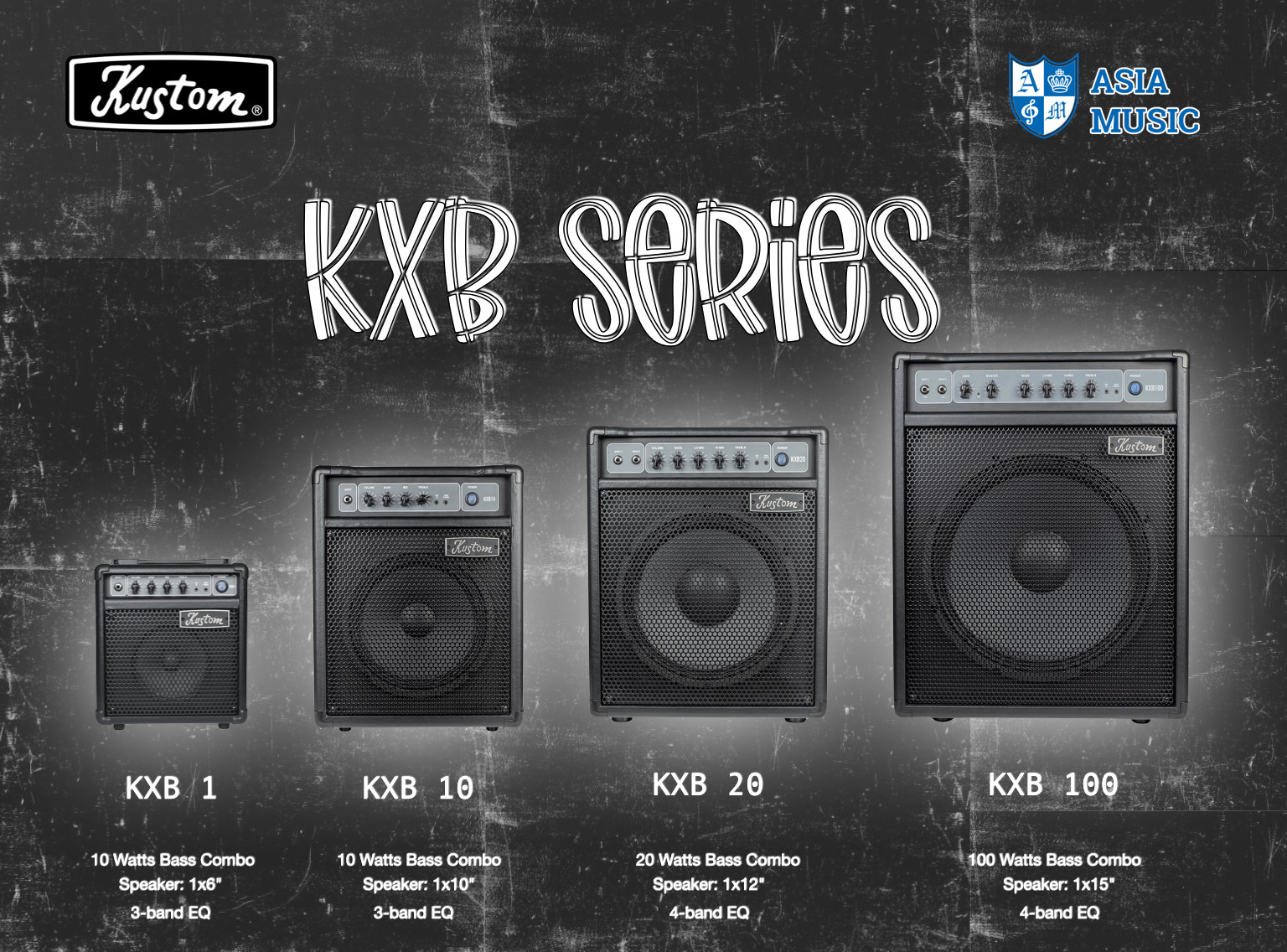 Kustom Bass Amplifier Kxb Series... - Asia Music Thailand | Facebook