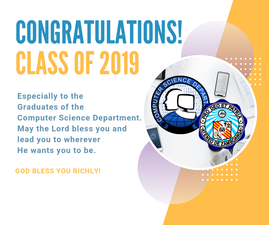 Congratulations! Class of 2019 Especially to the Graduates of the ...