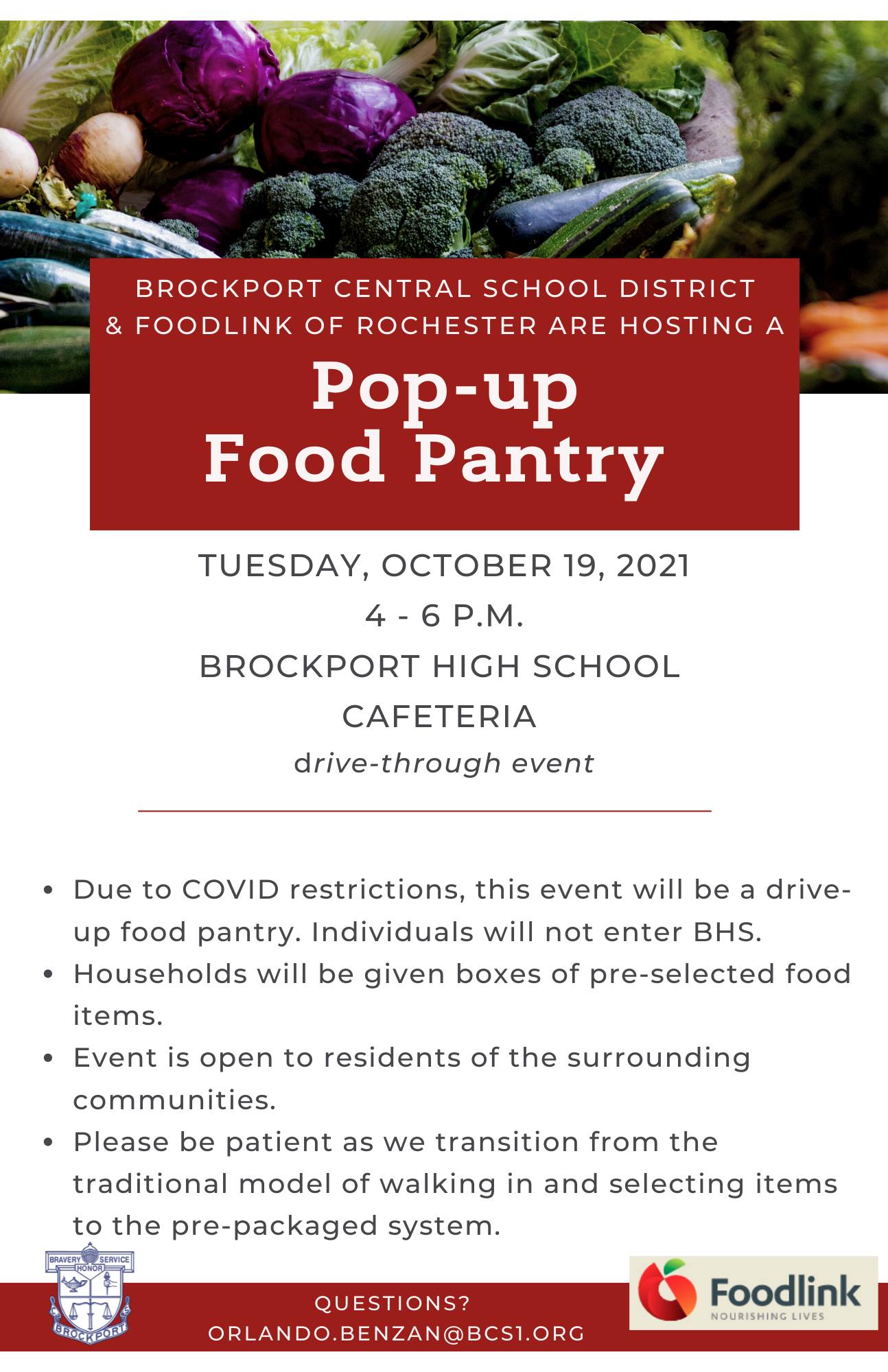 Brockport Central School District - BCSD & FoodLink are hosting a Pop ...